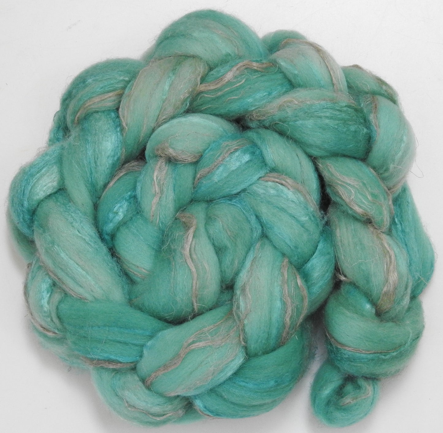Celadon - Merino/ Tussah Silk/ Natural Flax (50/25/25)