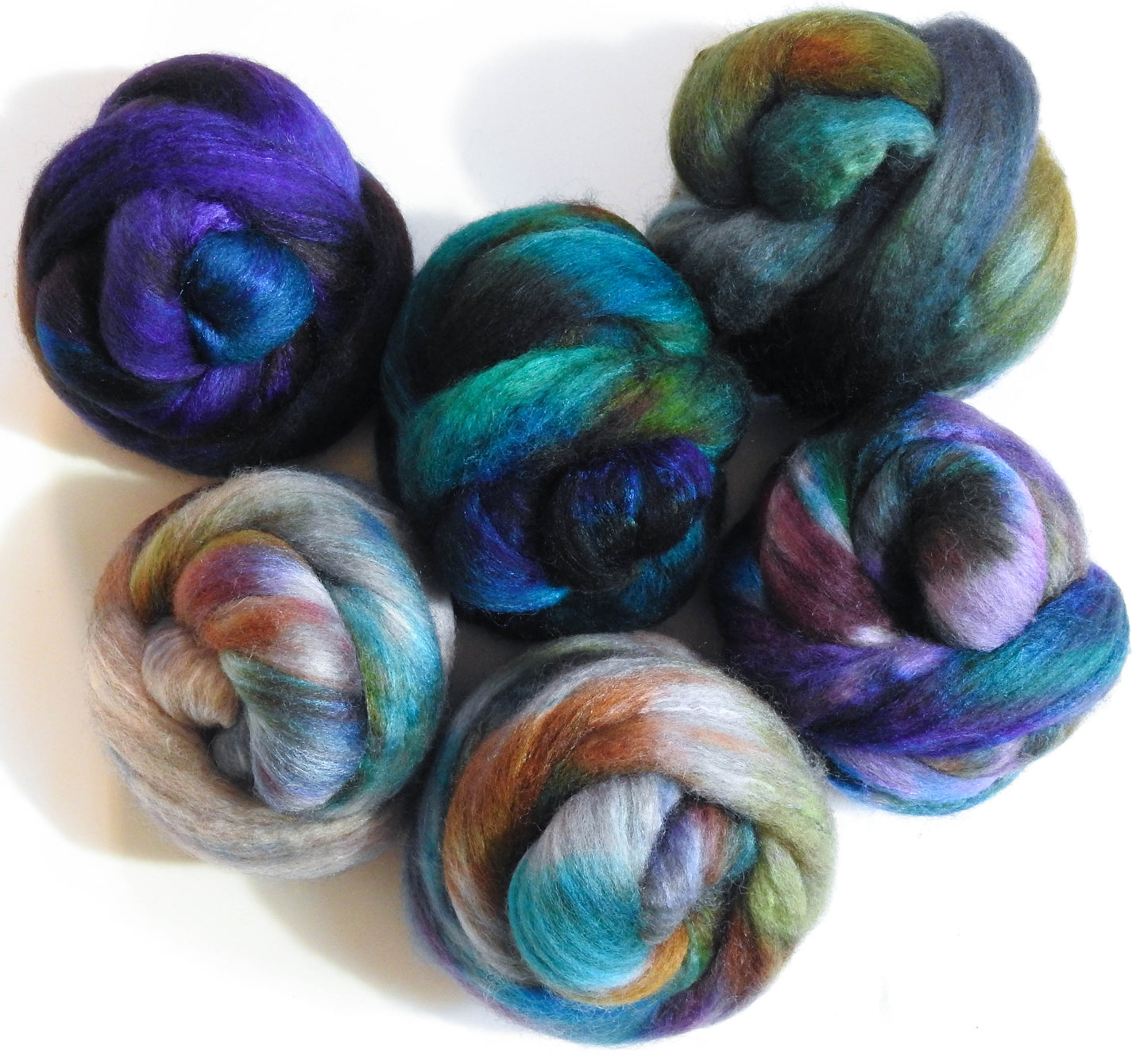 Octopus's Garden -Gradient Set - (8.8 oz) - Mixed Bfl/silk (85/15)