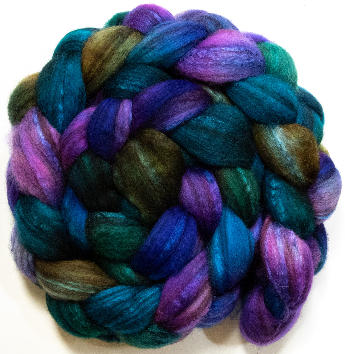 Peacock Ore (5.6 oz) - Mixed Bfl /tussah silk (85/15)