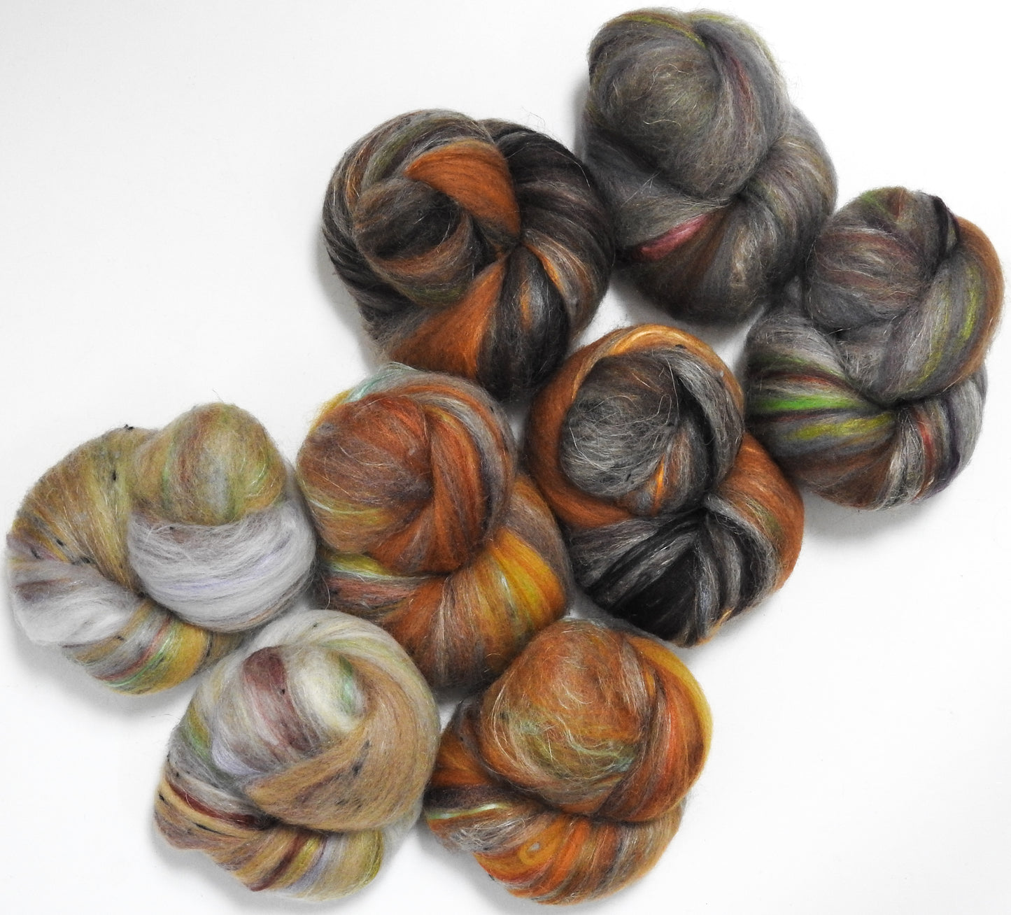 Falcon - NON-Sparkle Sticklebatts - Bond fleece, merino, silk, FLAX, tweed blend