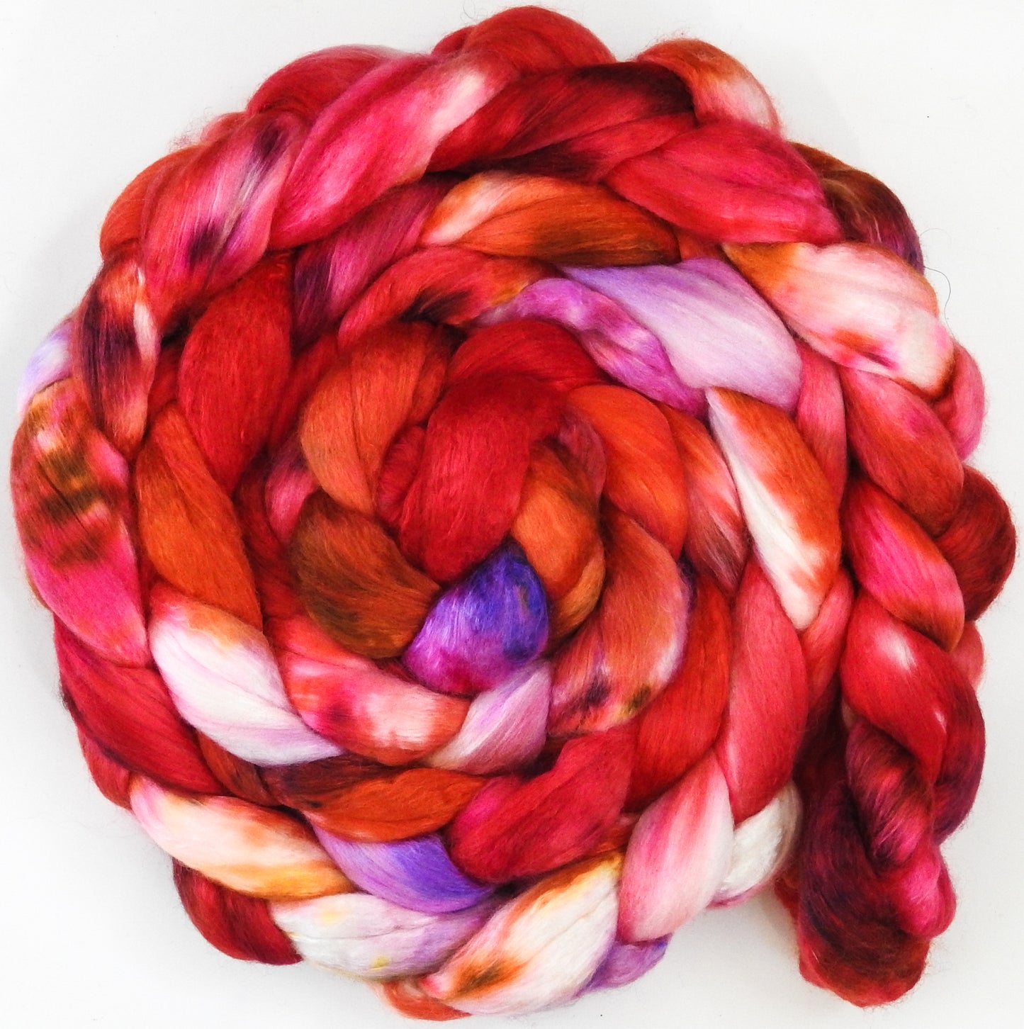 Sour Cherry - (5.3 oz) Superfine Merino/ Mulberry Silk (50/50)