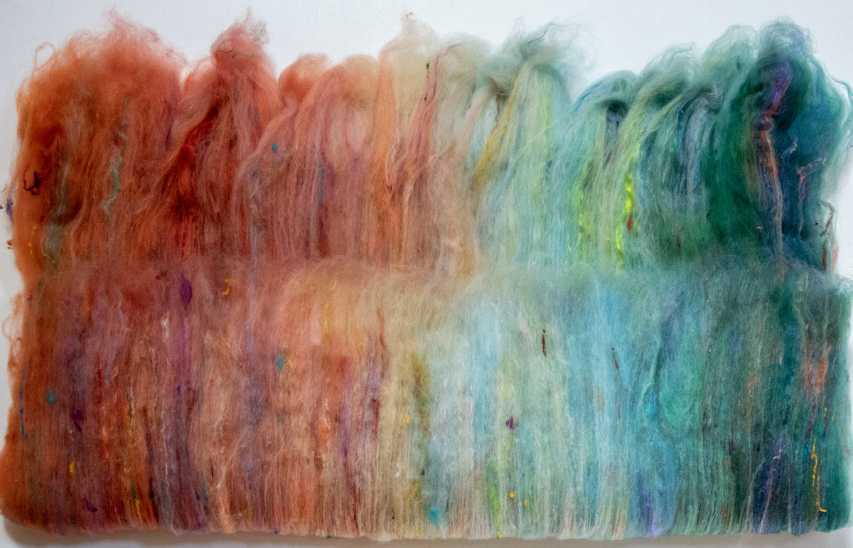 Venezia (3.8 oz) - Non-Sparkle Sticklebatts - Haunui fleece, merino, silk, silk noil