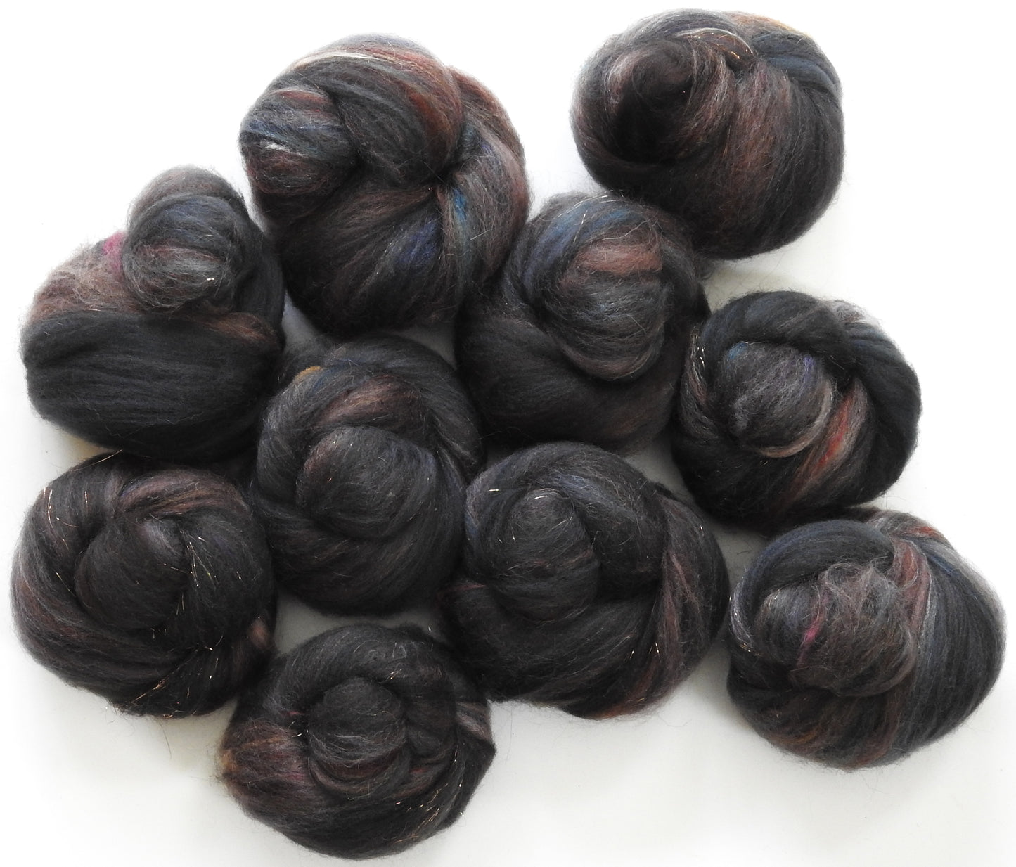 Truffle Hunting - Sparkle Sticklebatts - merino, CAMEL, silk, angelina, firestar