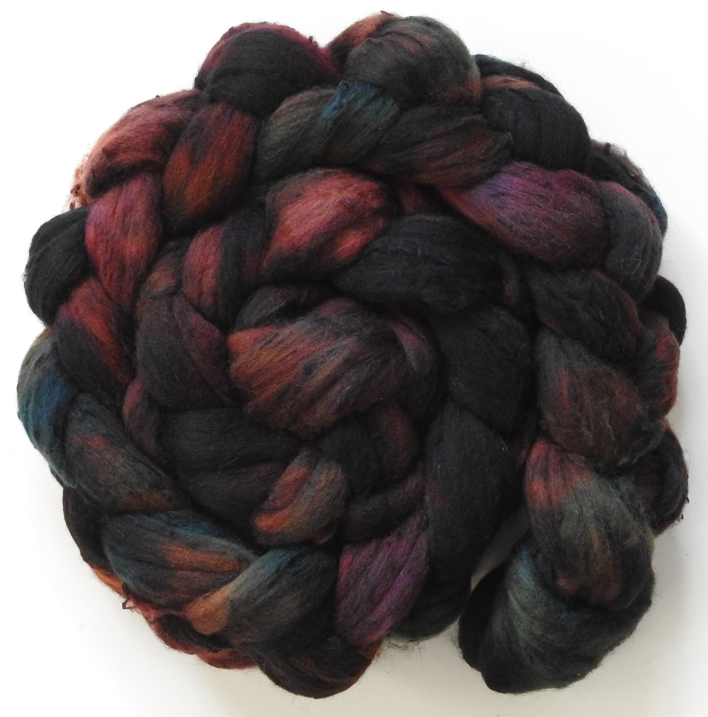 Mincemeat (5.5 oz)- 25 micron Merino/ Silk Slubs (70/30)