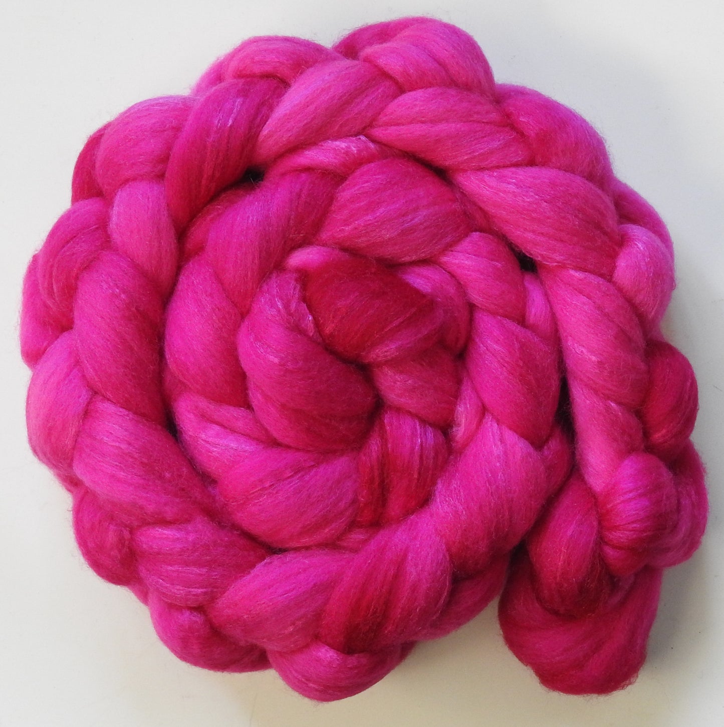 Cerise (5.7 oz) - Polwarth / Tussah silk (85/15)