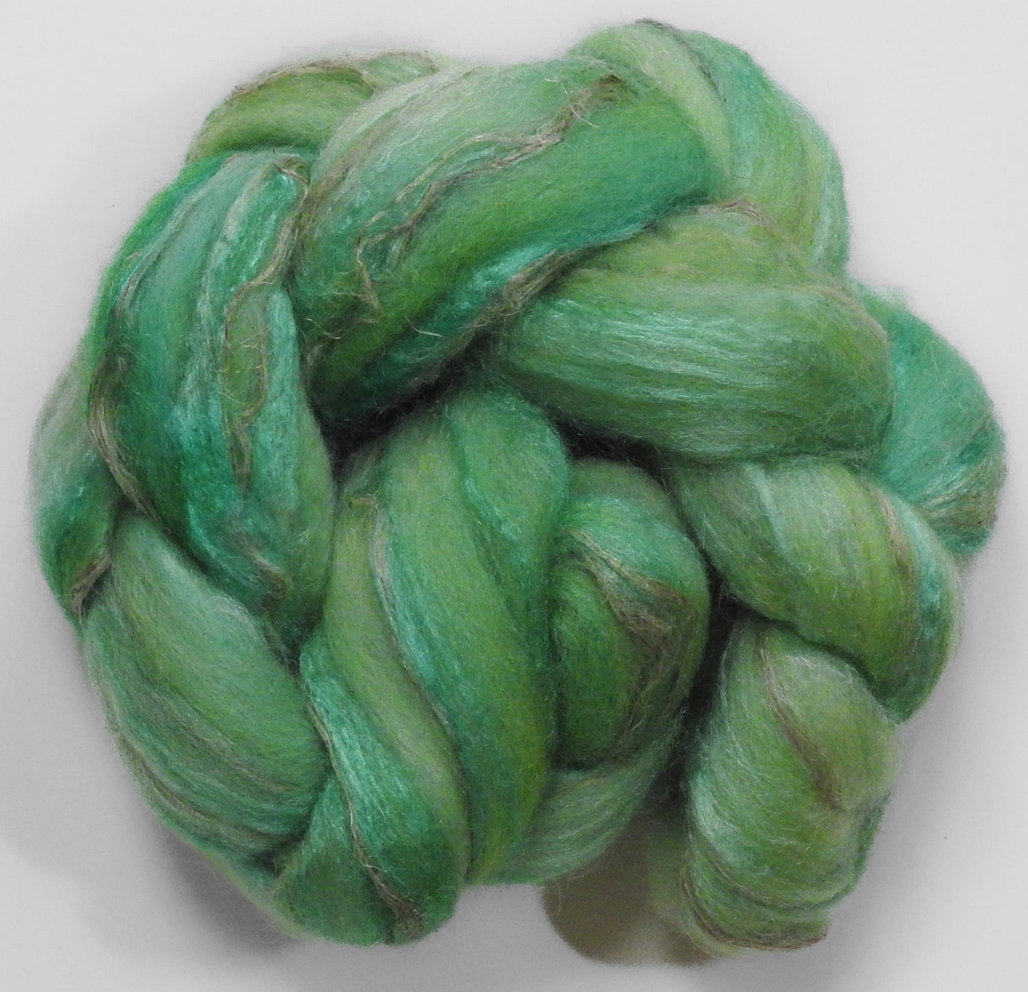 Seafoam - Merino/ Tussah Silk/ Natural Flax (50/25/25)