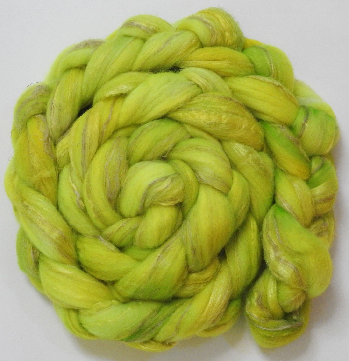 Glowstick (5.5 oz) - Merino/ Tussah Silk/ Natural Flax (50/25/25)