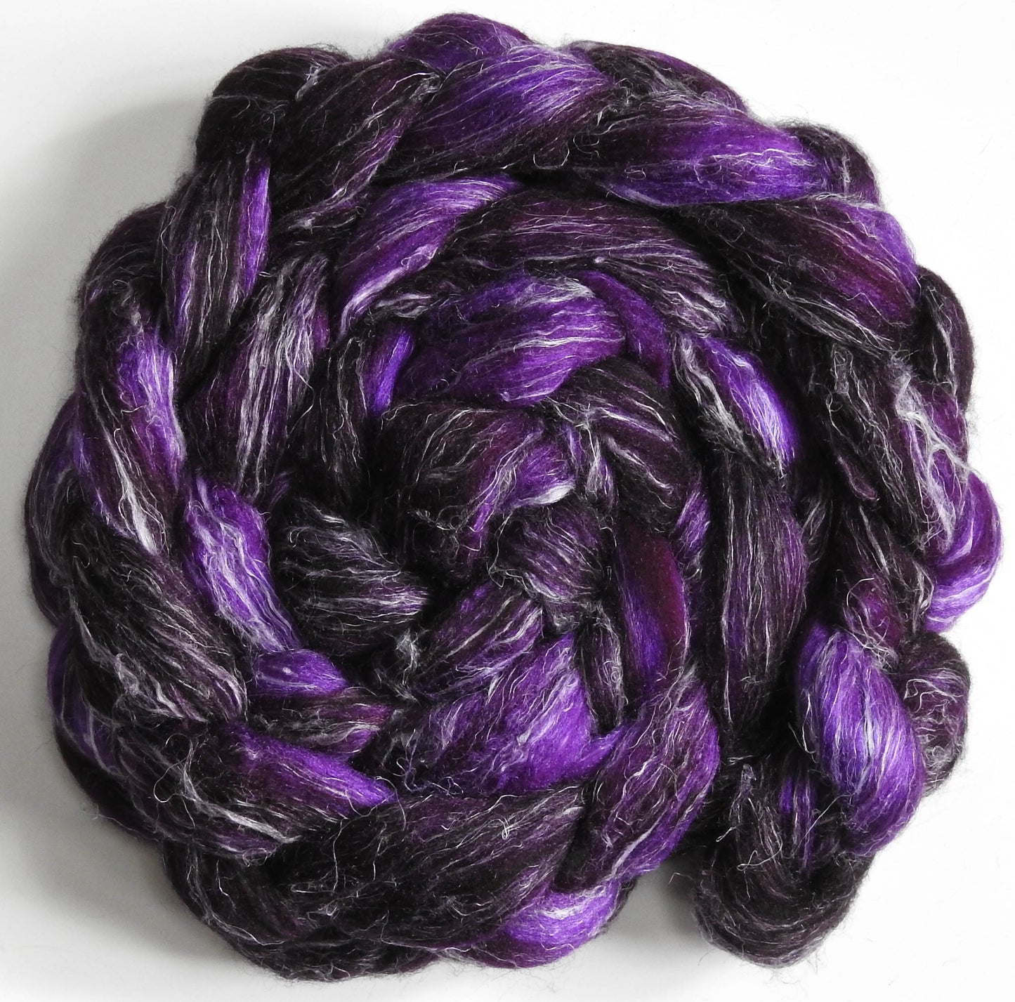 Pokeberry (5.7 oz) Merino/ Tussah Silk/ Natural Flax (50/25/25)