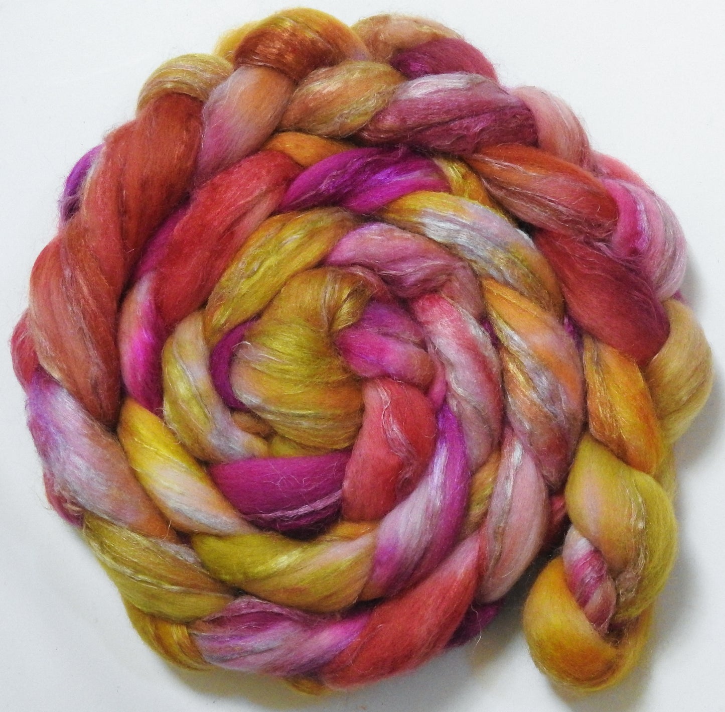 Goldilocks Gamgee (5.6 oz) - Merino/ Tussah Silk/ Natural Flax (50/25/25)