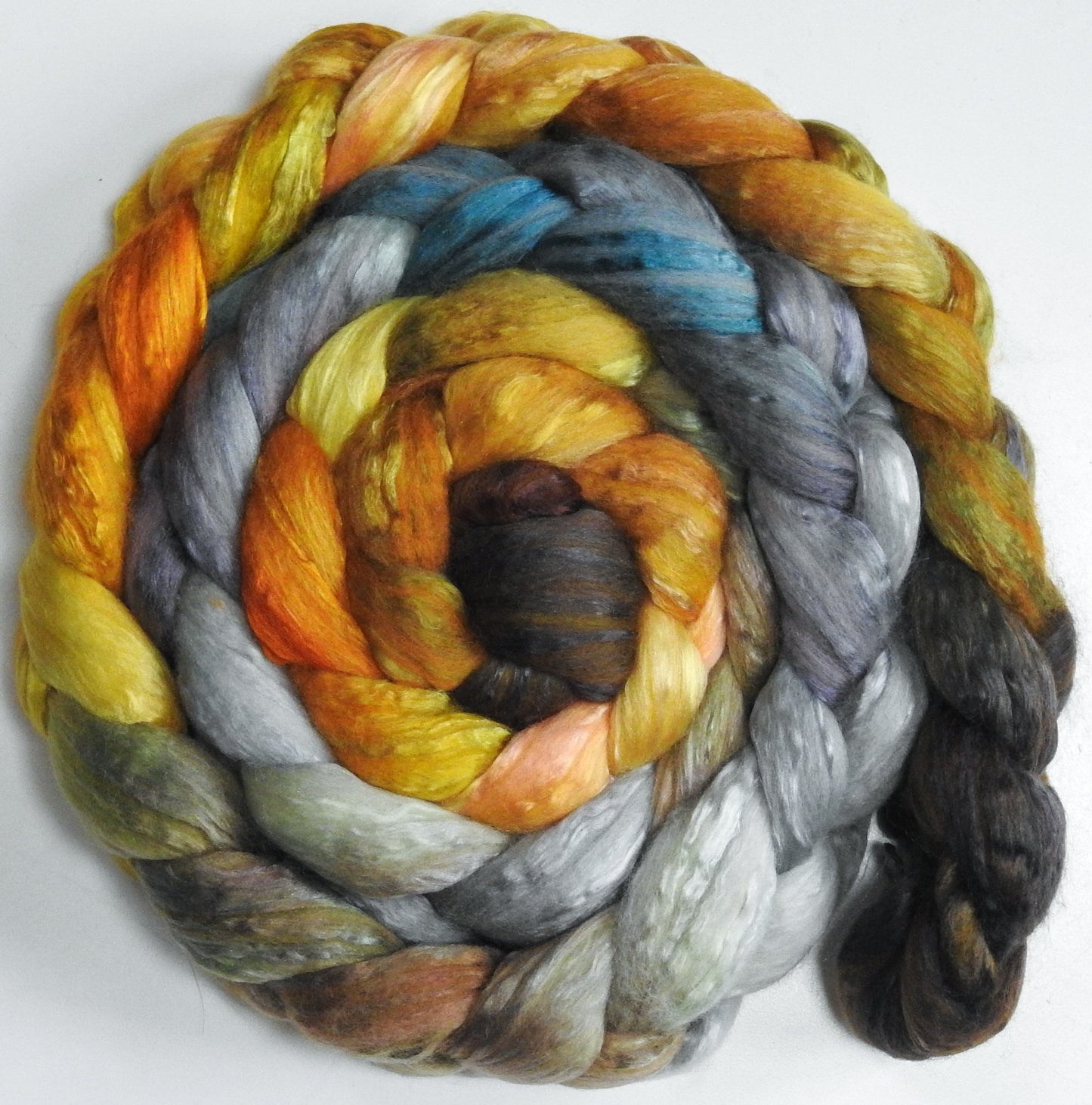 Tarnished (5.5 oz) - Merino/ Mulberry Silk (60/40)