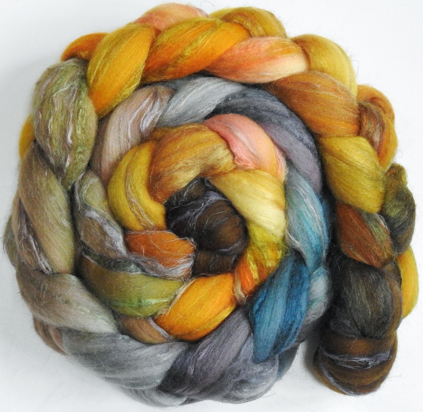 Tarnished - Merino/ Tussah Silk/ Natural Flax (50/25/25)