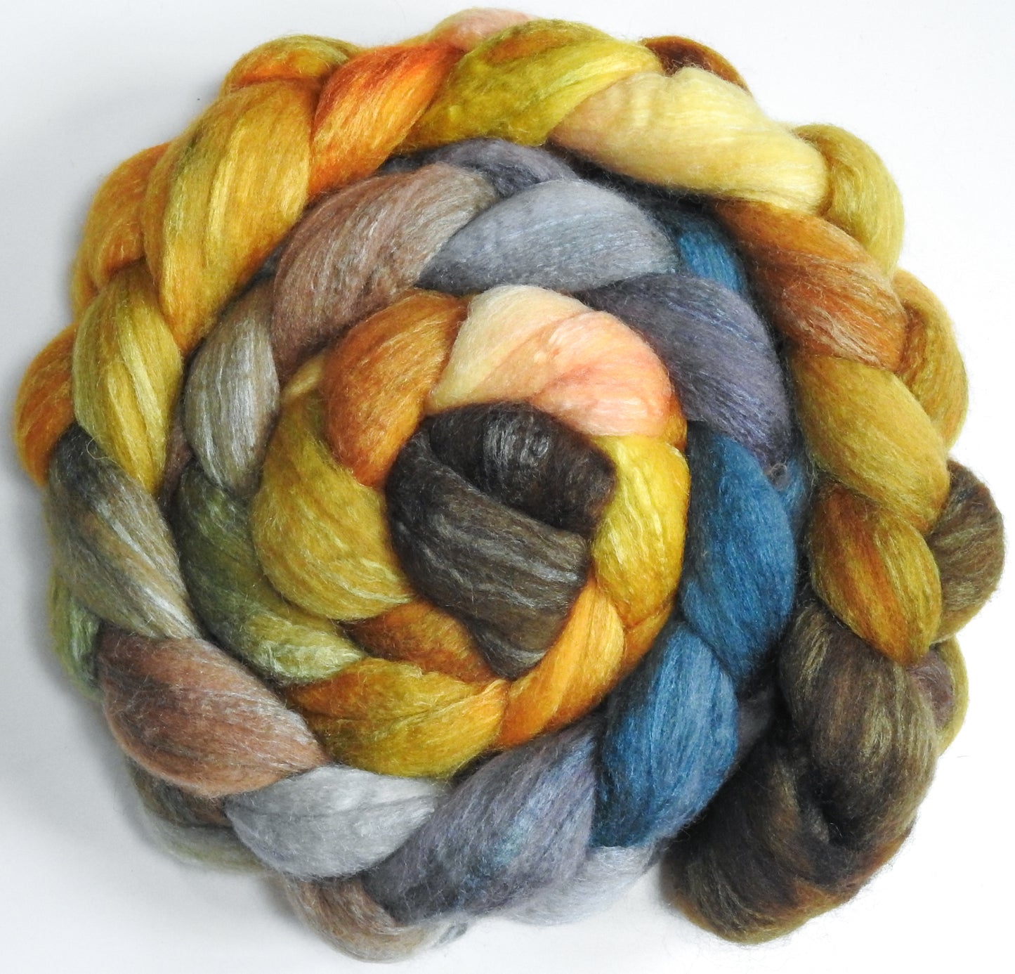 Tarnished (5.7 oz) - Polwarth / Tussah silk (85/15)
