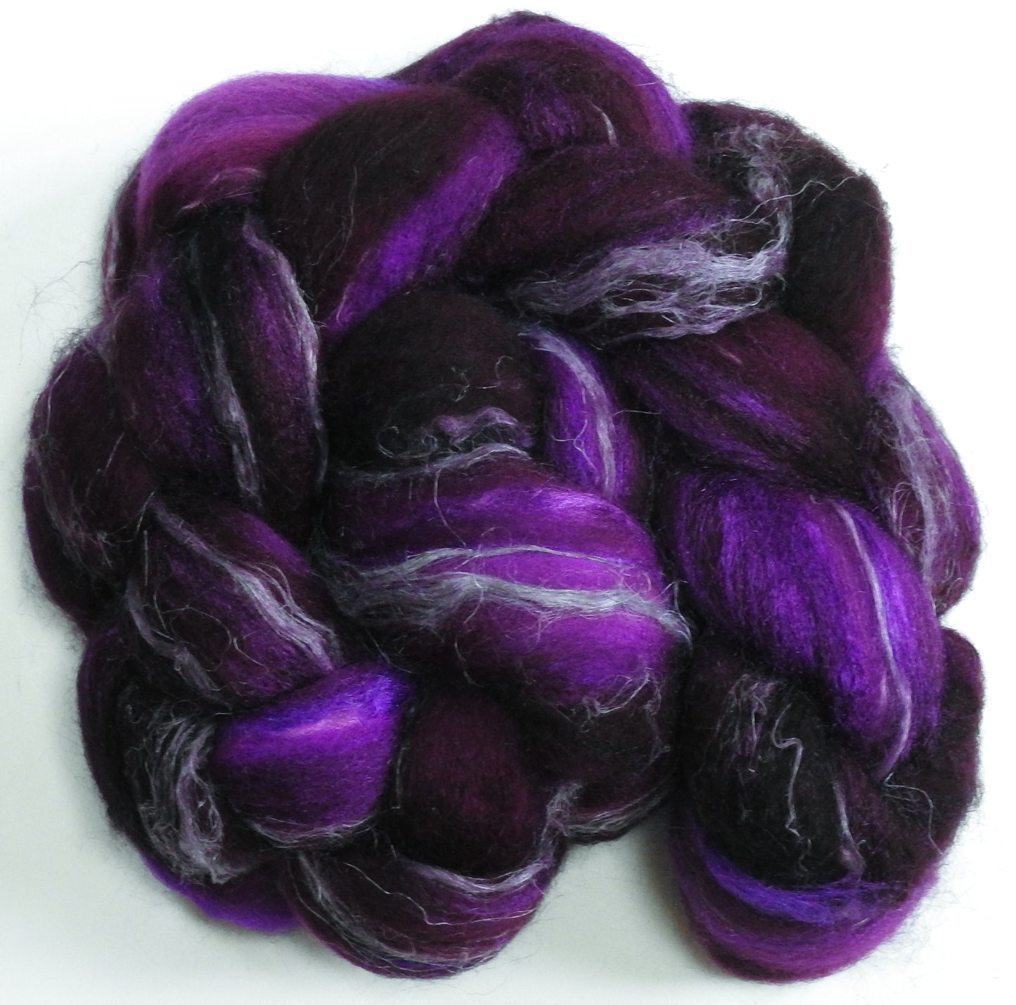 Pokeberry - Merino/ Tussah Silk/ Natural Flax (50/25/25)