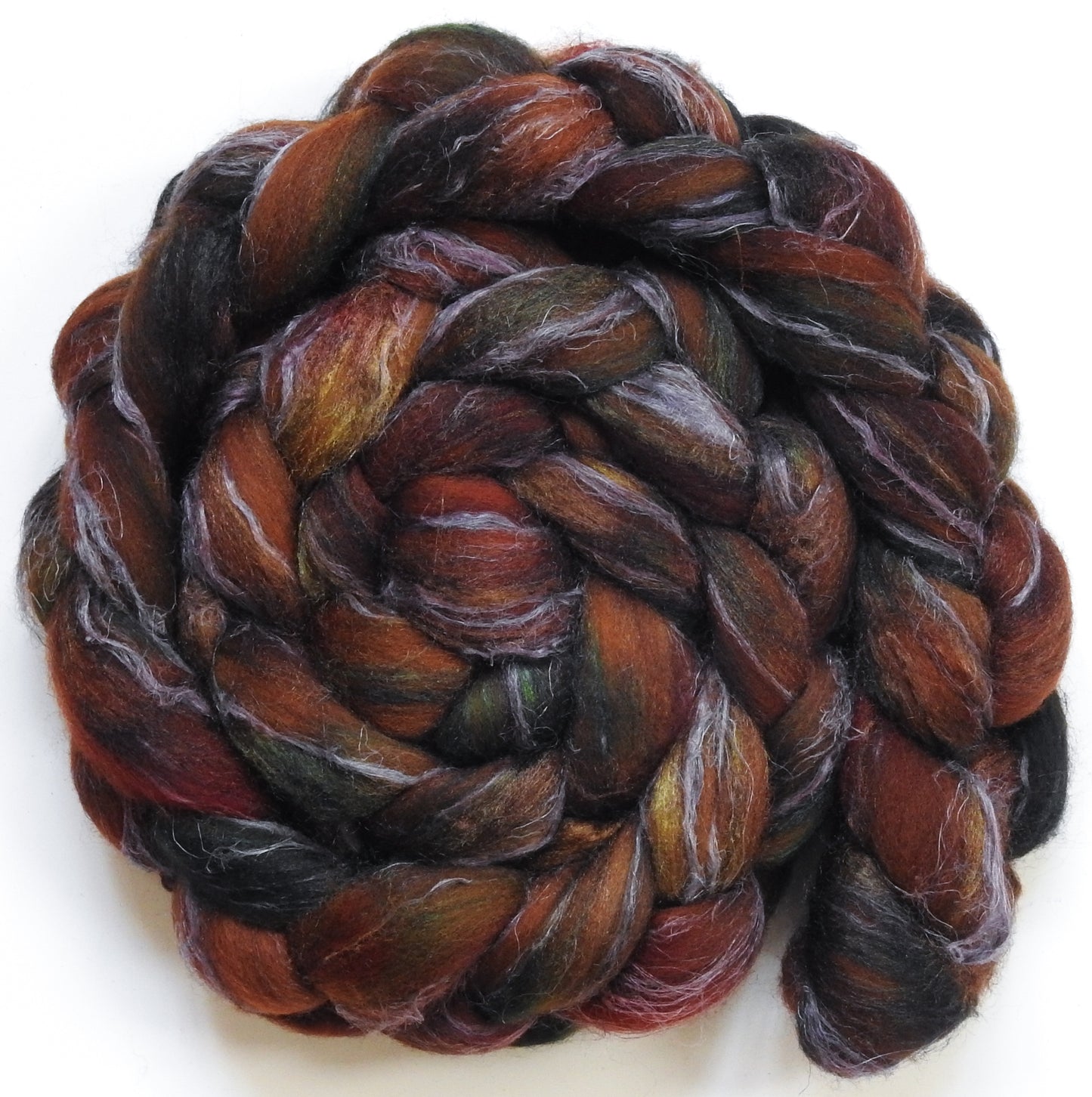 Pinecone (5.9 oz) Merino/ Tussah Silk/ Natural Flax (50/25/25)