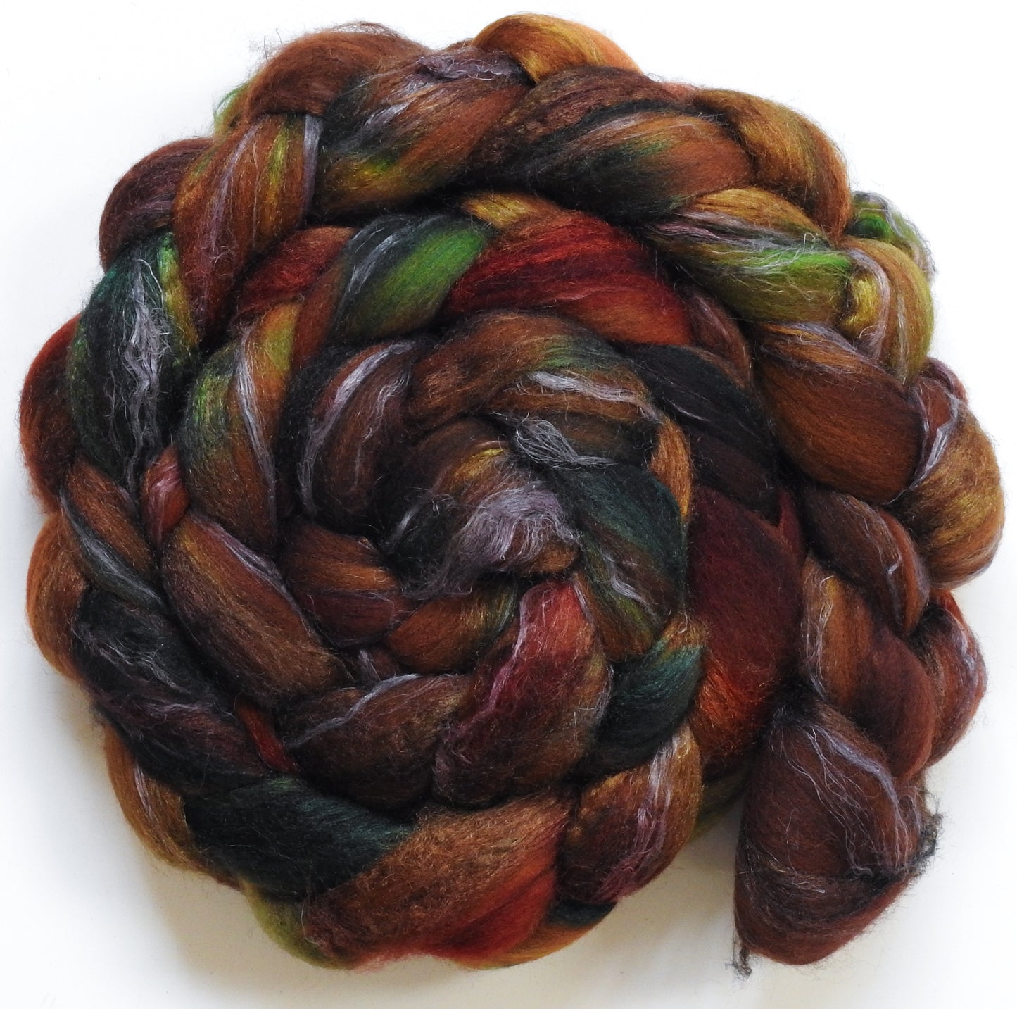 Pinecone (5.9 oz) Merino/ Tussah Silk/ Natural Flax (50/25/25)