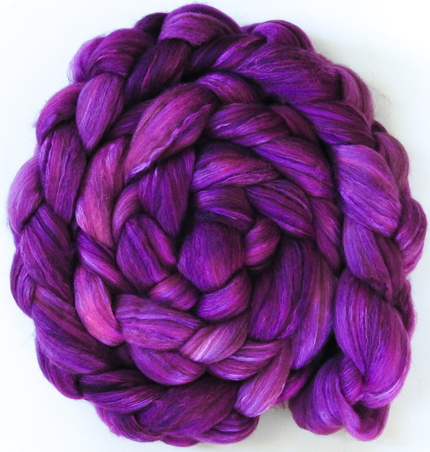 Tyrian Purple (5.6 oz) 18.5 mic merino/ camel/ brown alpaca/ mulberry silk/ (40/20/20/20)
