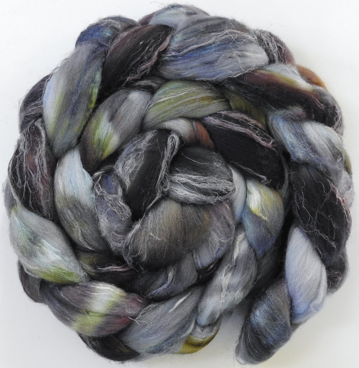 Great Grey Owl (5.7 oz) Merino/ Tussah Silk/ Natural Flax (50/25/25)