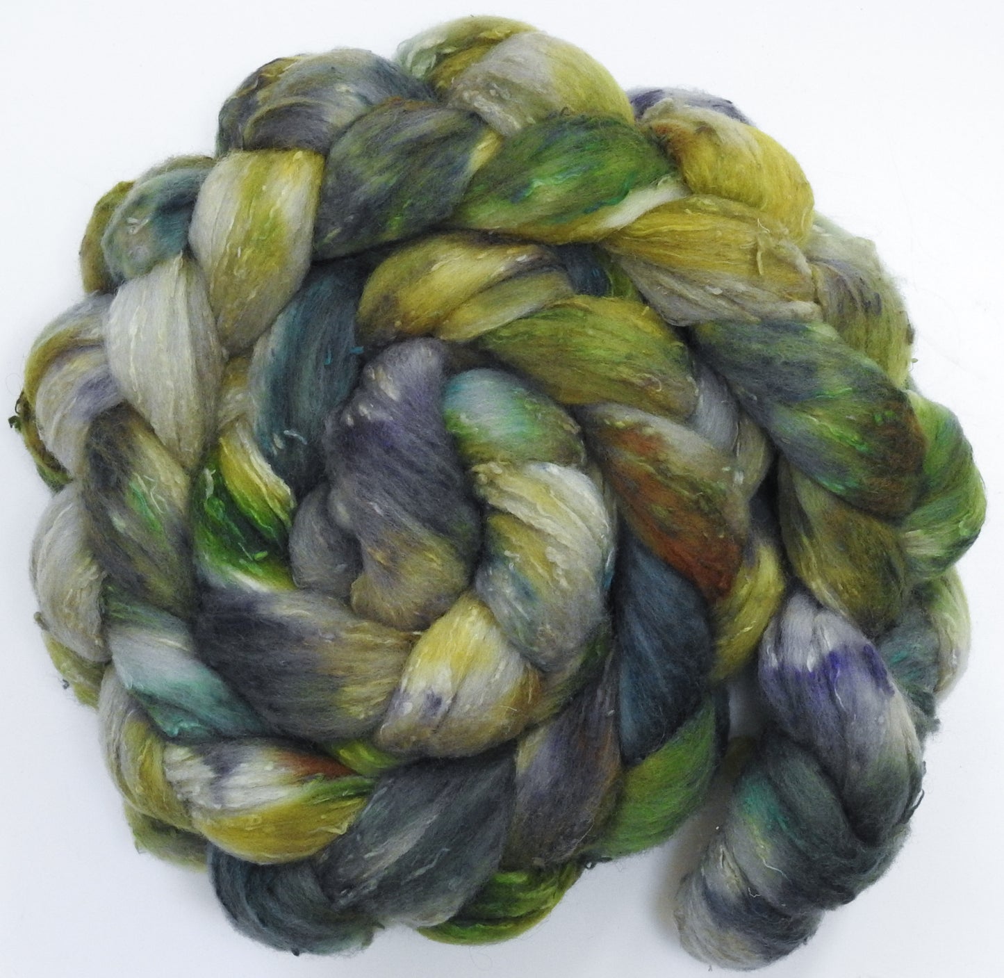 Edamame (5.7 oz)- 25 micron Merino/ Silk Slubs (70/30)