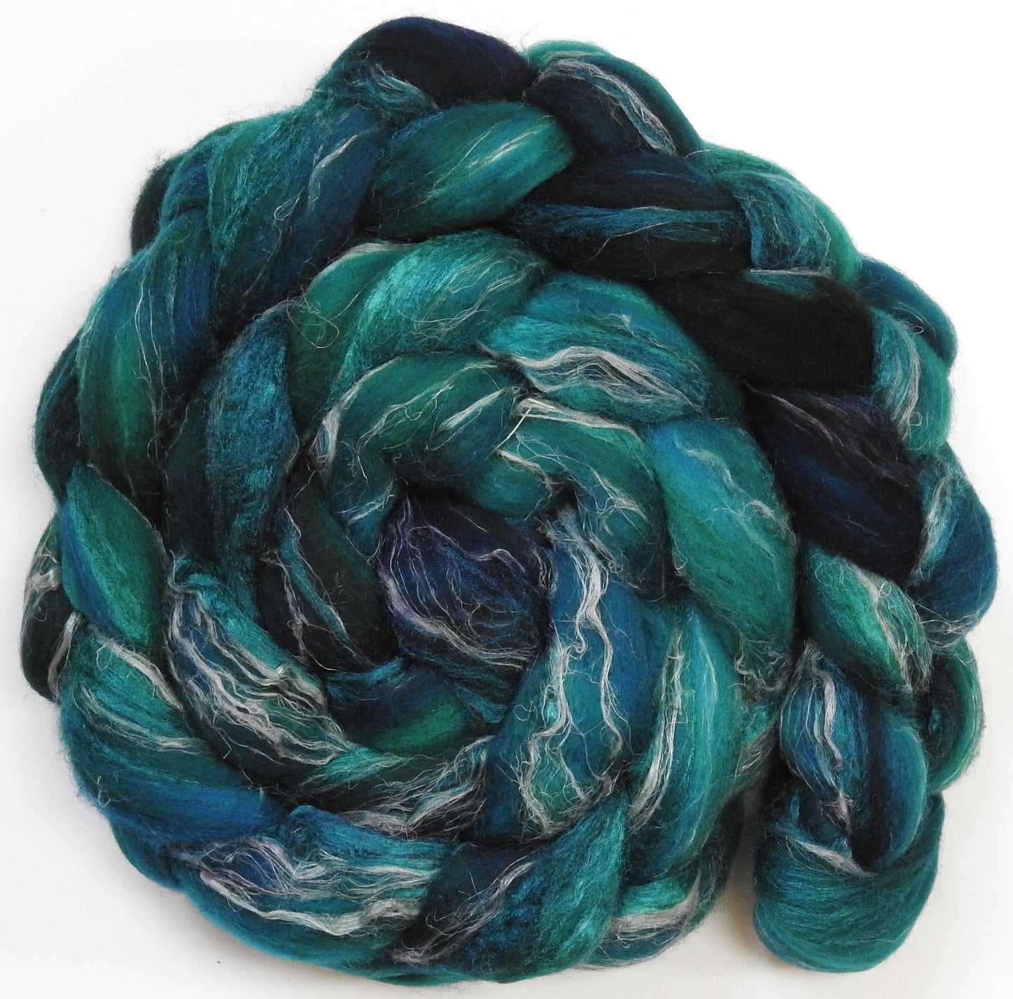 Fairy Pools (5.8 oz) Merino/ Tussah Silk/ Natural Flax (50/25/25)