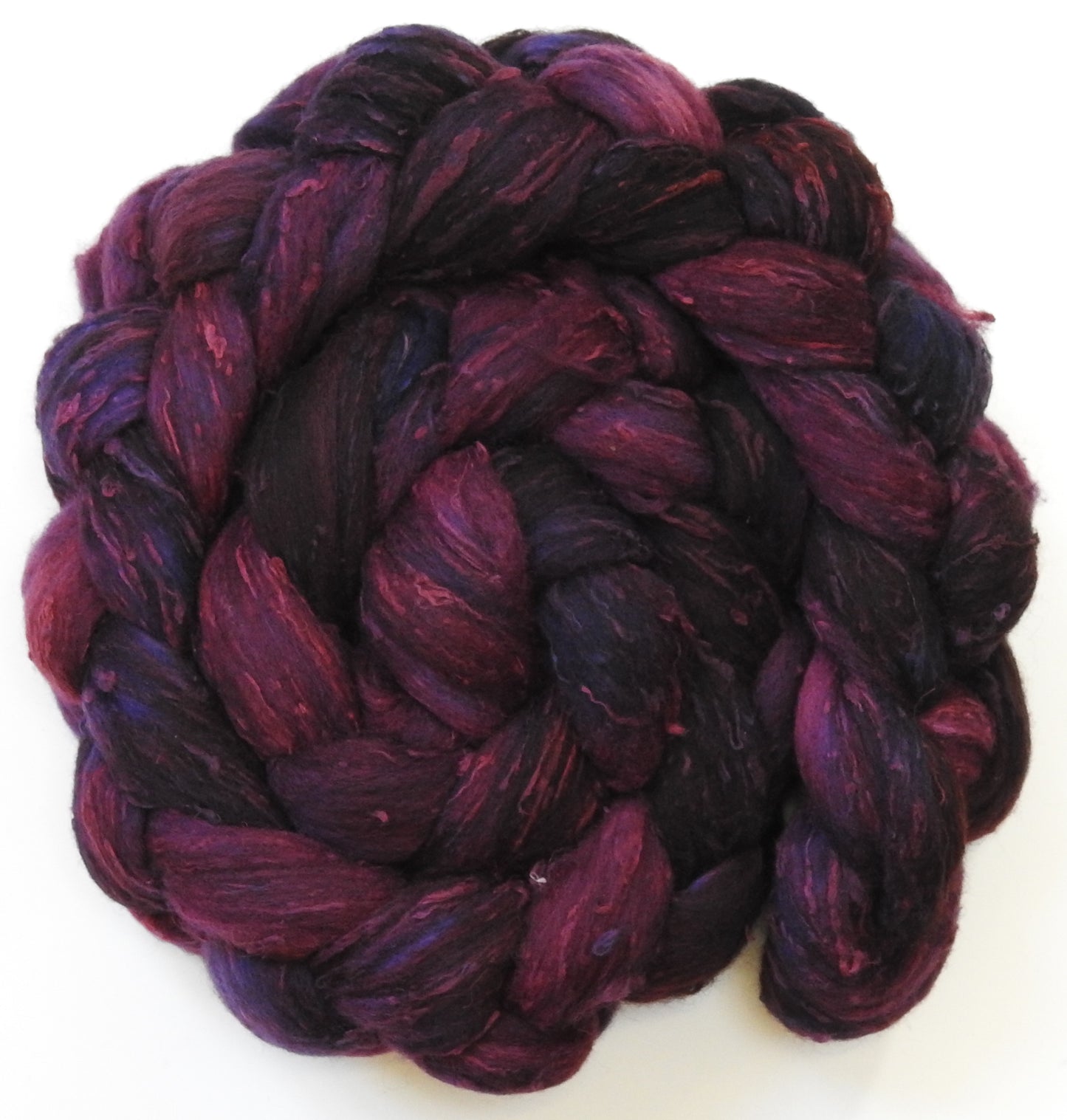 Malbec (5.7 oz)- 25 micron Merino/ Silk Slubs (70/30)