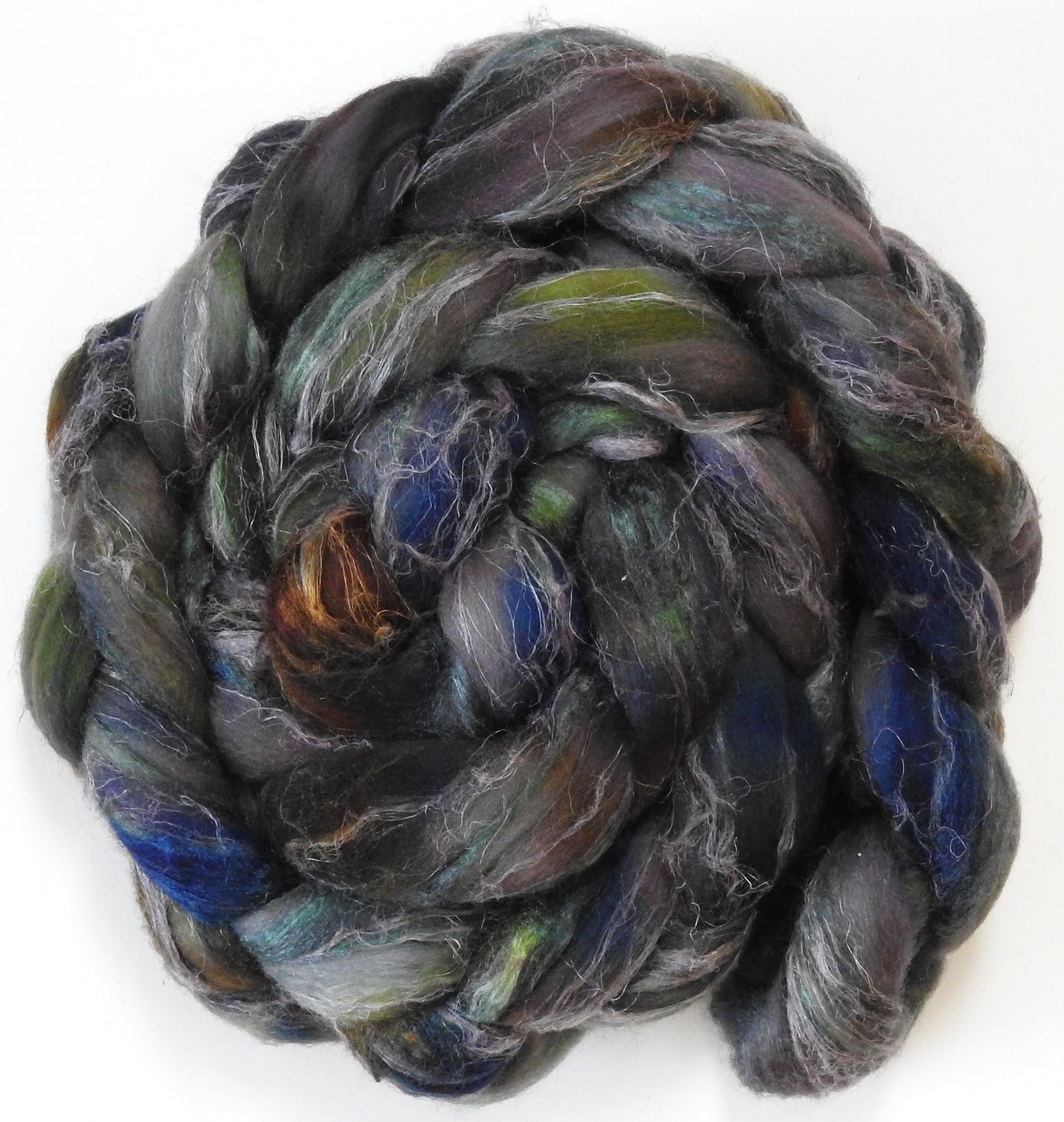 Tree Stump (5.8 oz) Merino/ Tussah Silk/ Natural Flax (50/25/25)