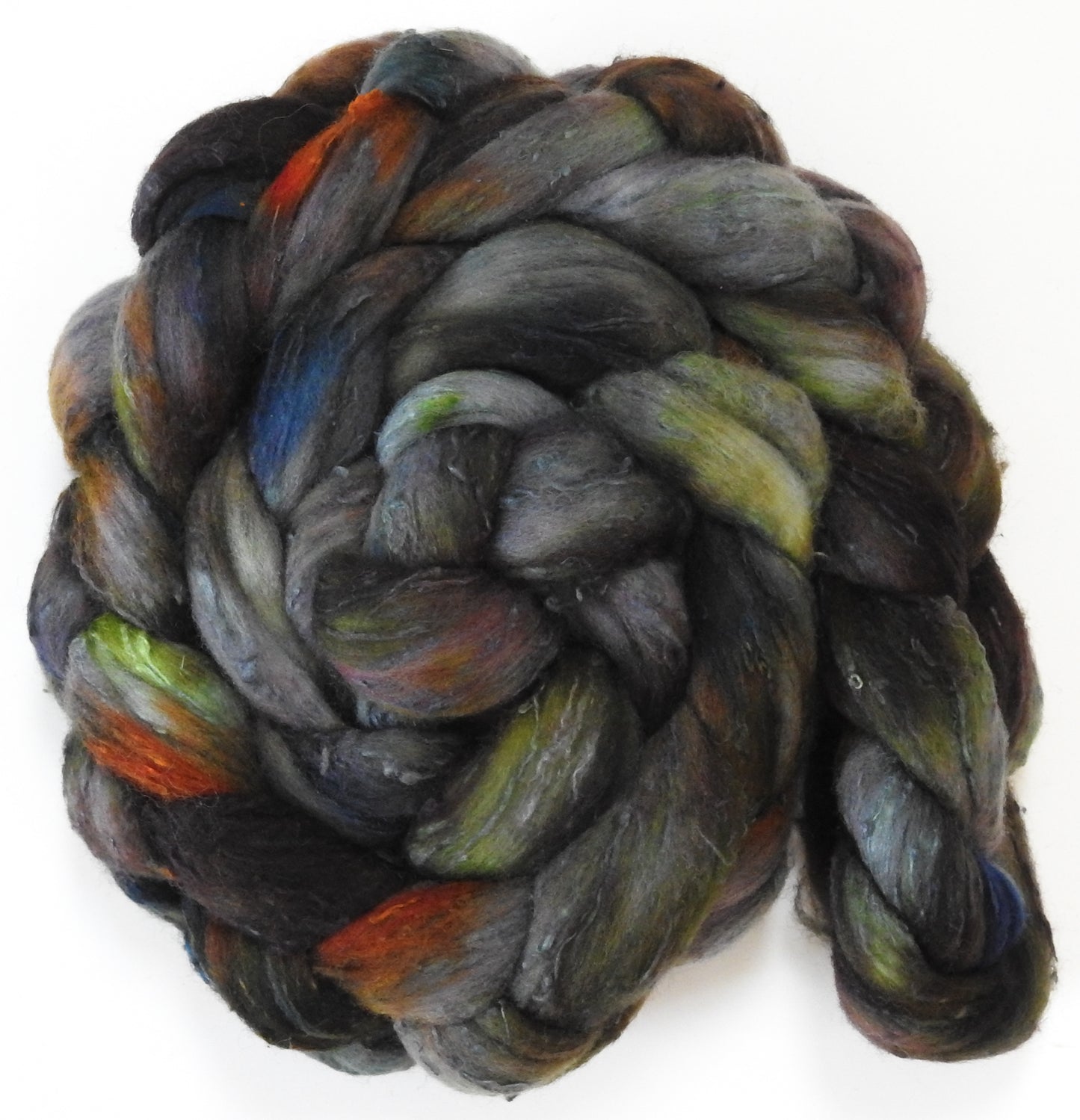 Tree Stump (5.7 oz)- 25 micron Merino/ Silk Slubs (70/30)