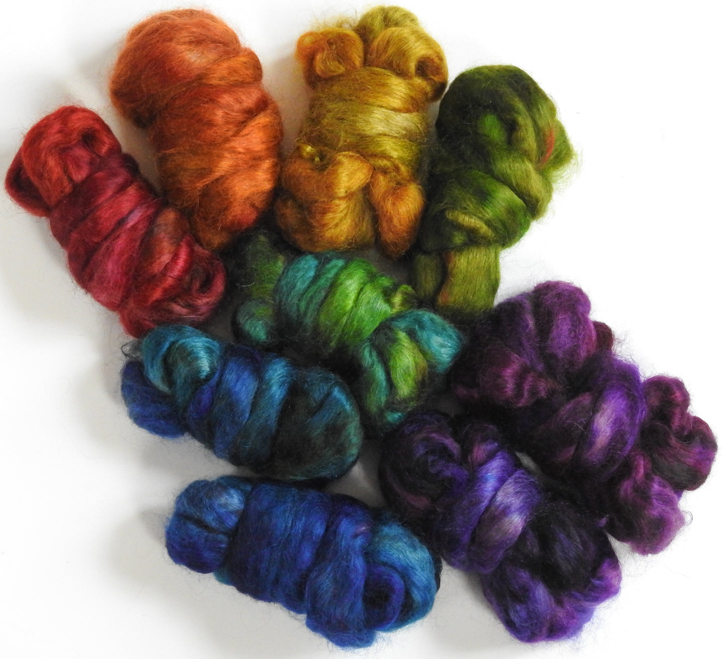 Roy G Biv - Cashgora-grey- (10 oz.)