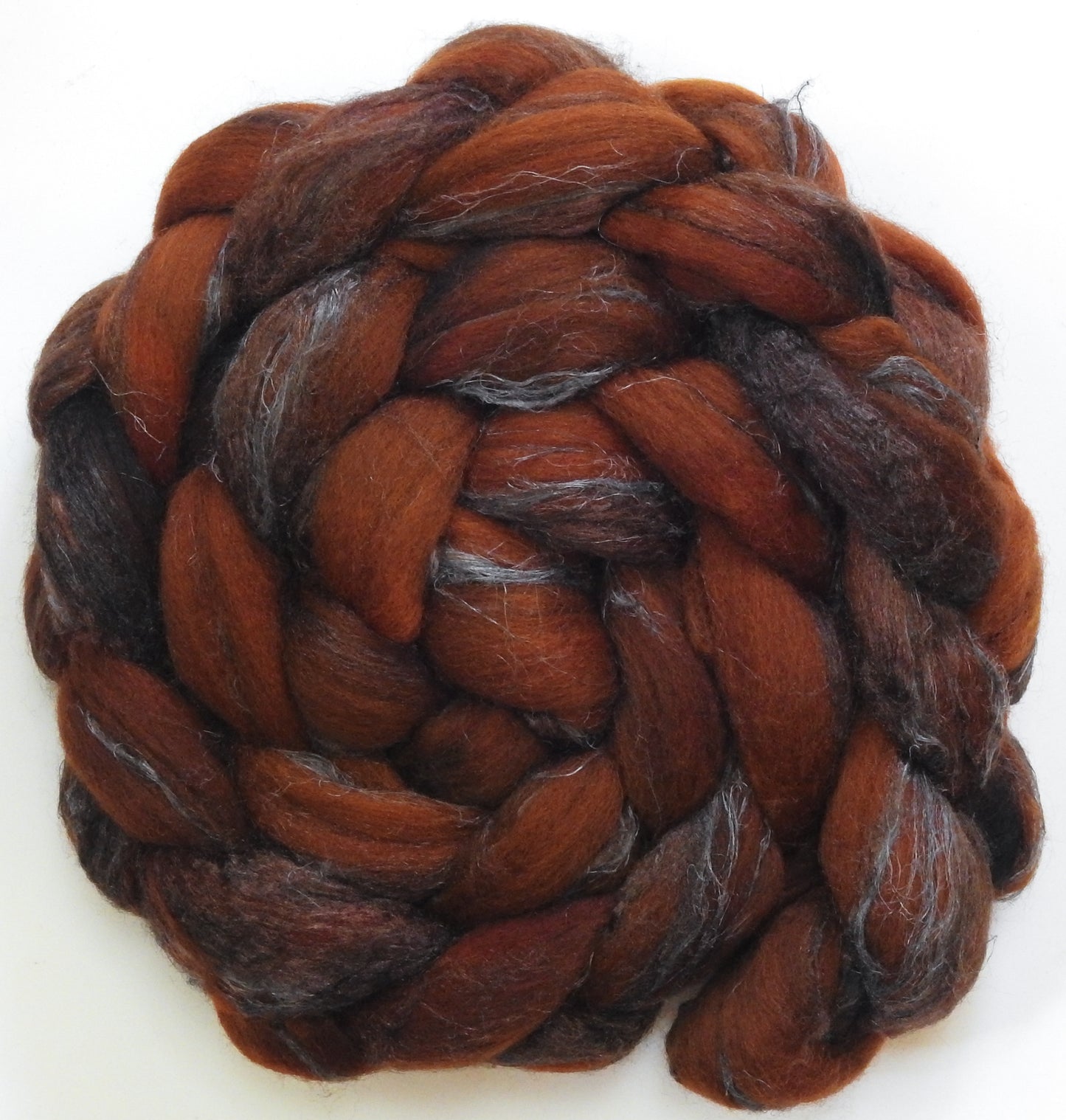 Cinnamon - (5.9 oz) - Merino/ Tussah Silk/ Natural Flax (50/25/25)
