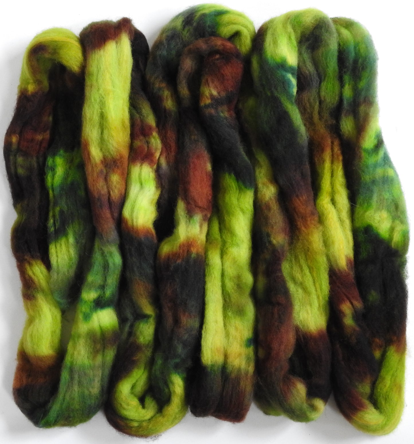 Sycamore (5.9 oz) - Batt in a Braid #60- Southdown/ Bfl/ Bio-nylon (50/25/25)