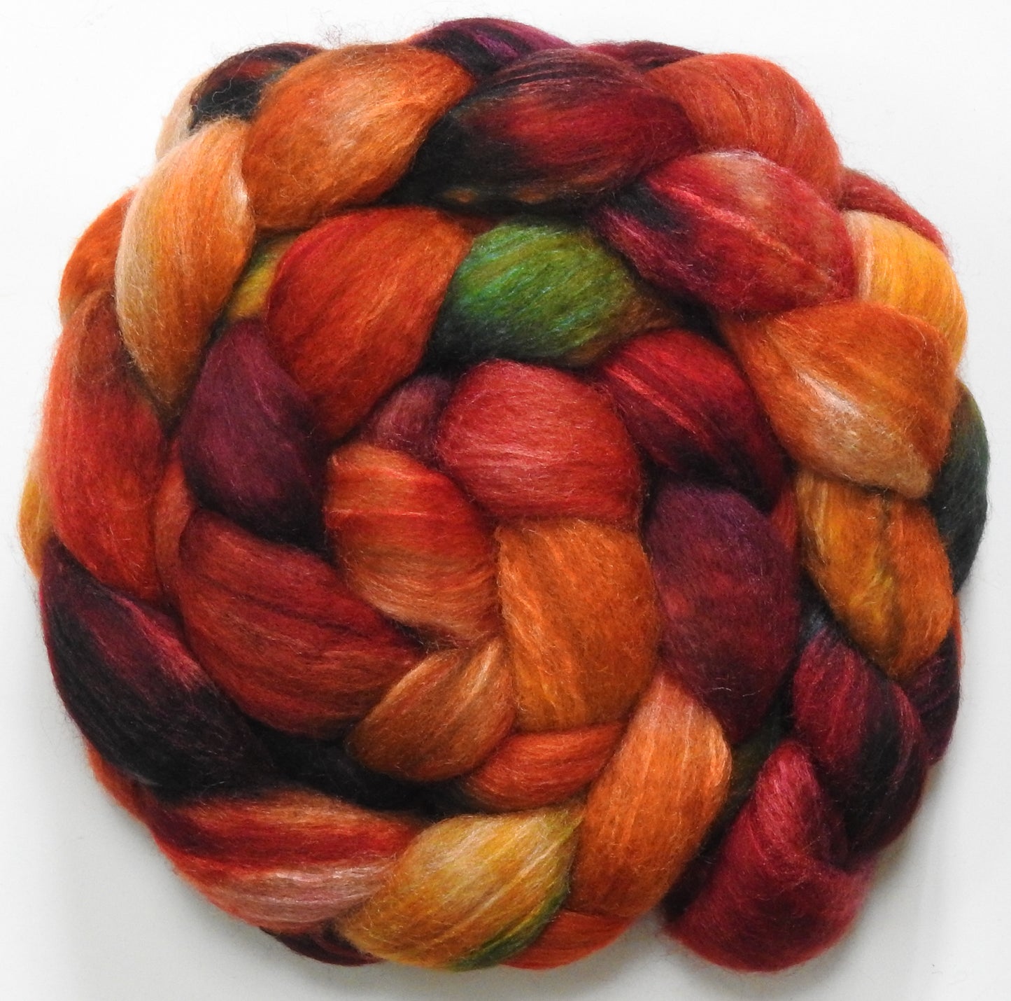 Dragon-fire (5.7 oz) - Mixed Bfl /tussah silk (85/15)
