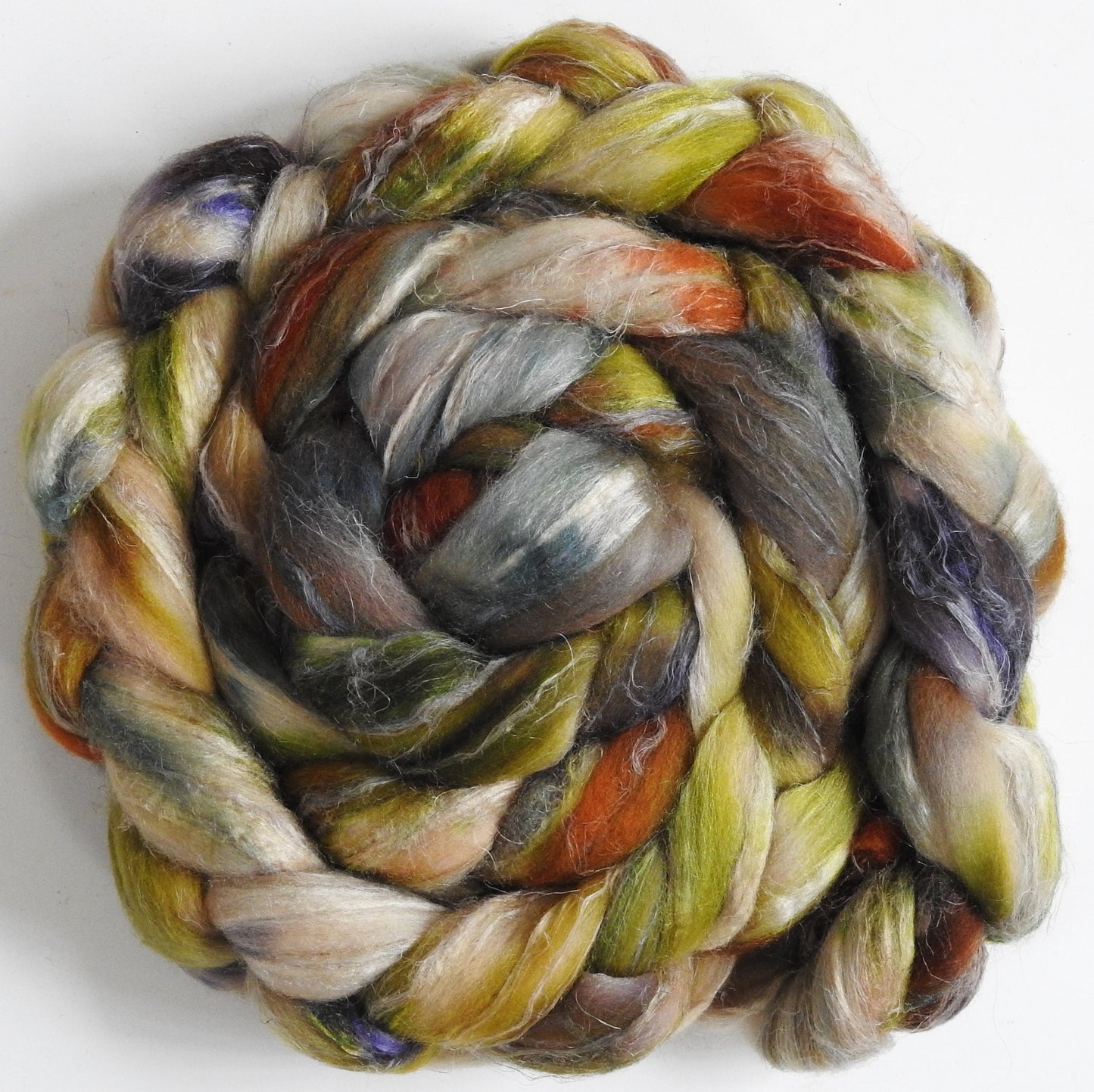 Back in the Saddle (5.9 oz) Merino/ Tussah Silk/ Natural Flax (50/25/25)