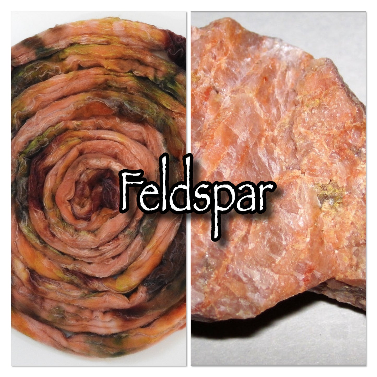 Raw Minerals -Dyed Gradient Set -(11.5 oz.) - 25 micron Merino/ Silk Slubs (70/30)