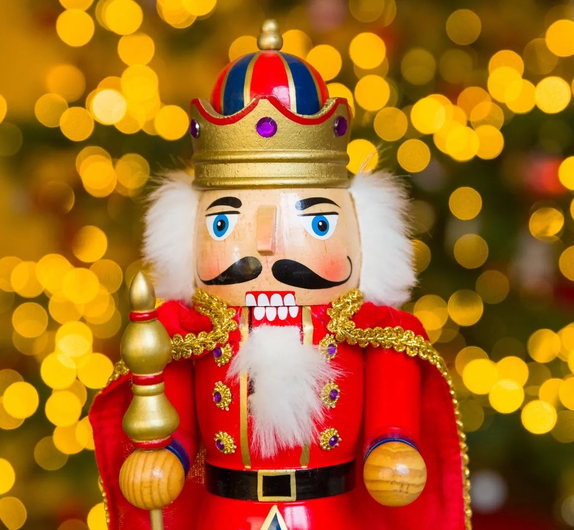 Nutcracker (5.6 oz) - Batt in a Braid #5 - Merino/ Camel/ silk/ faux cashmere/ firestar (25/25/25/13/12)