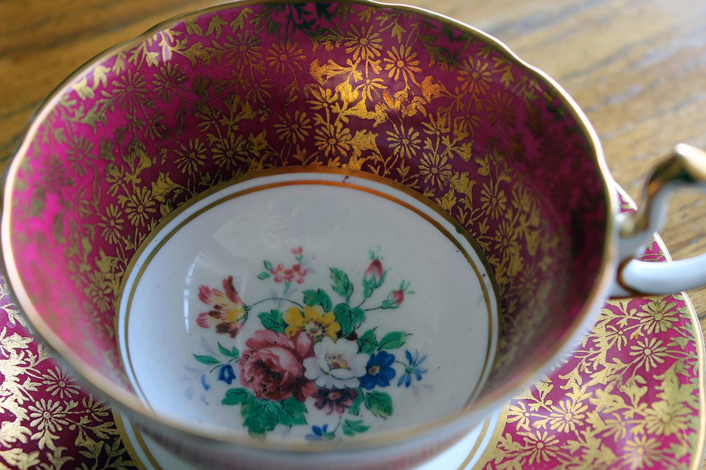 Aynsley Teacup - Custom Blended Top - Superfine Merino/Mulberry Silk Bamboo/Sari Silk/Tweed Blend (40/25/15/10/10) - Inglenook Fibers