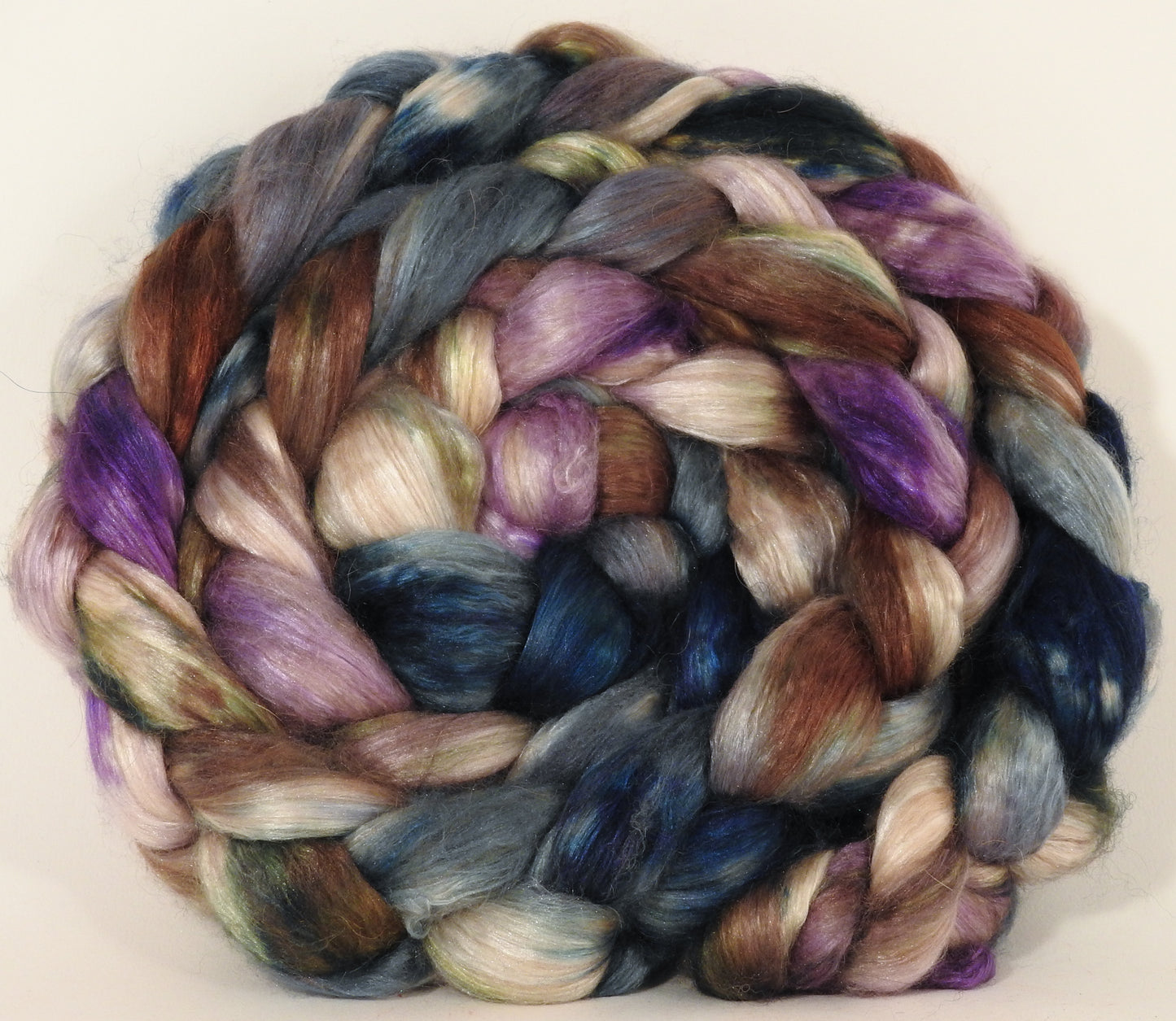 Baby camel/ tussah silk top (50/50) - Oysters - ( 4.1 oz) - Inglenook Fibers