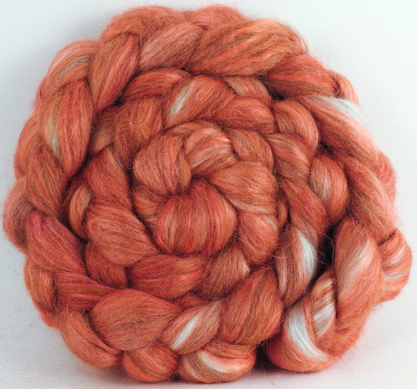 Grey Alpaca/Tussah Silk (50/50) - Begonia - (3.1 oz.)