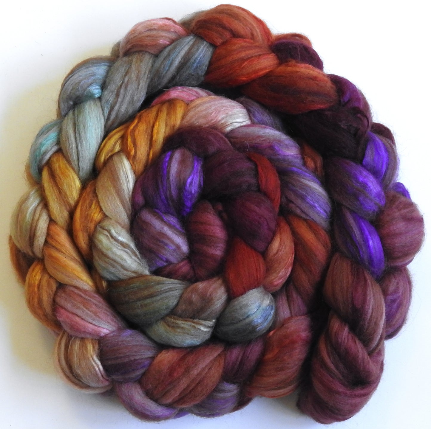 Red Queen (5.6 oz) 18.5 mic merino/ camel/ brown alpaca/ mulberry silk/ (40/20/20/20)