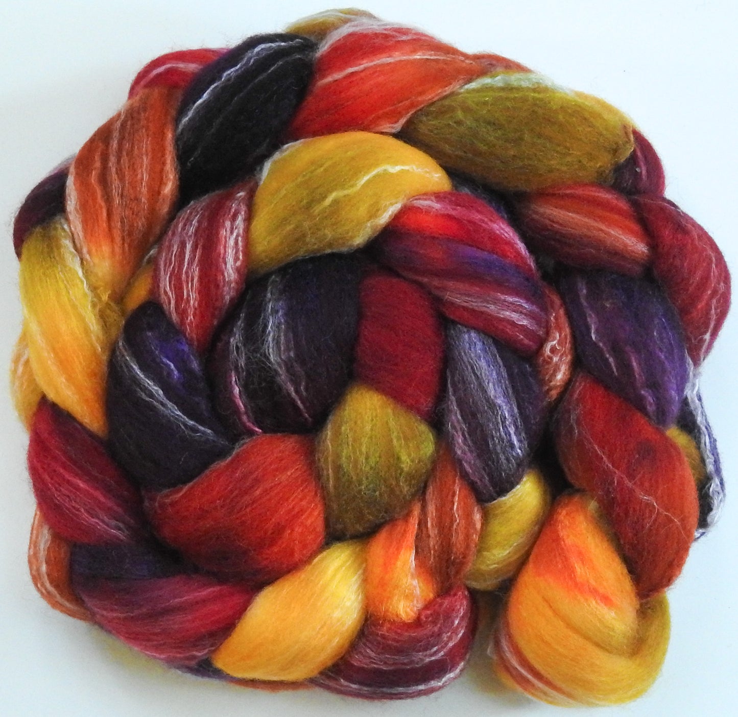 Gathering Leaves (6 oz) - Targhee/silk/ bamboo (80/10/10)