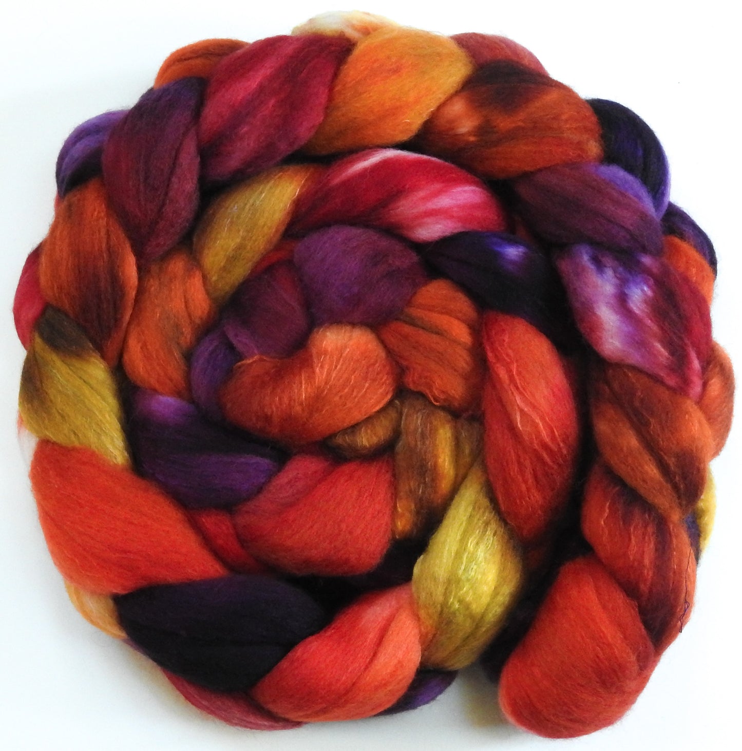 Gathering Leaves (6.6 oz) - Organic Polwarth / Tussah silk (80/20)