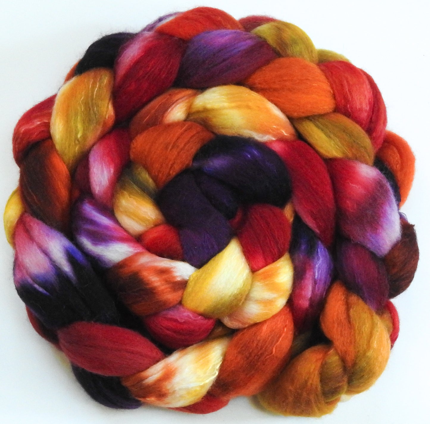 Gathering Leaves (6.6 oz) - Organic Polwarth / Tussah silk (80/20)