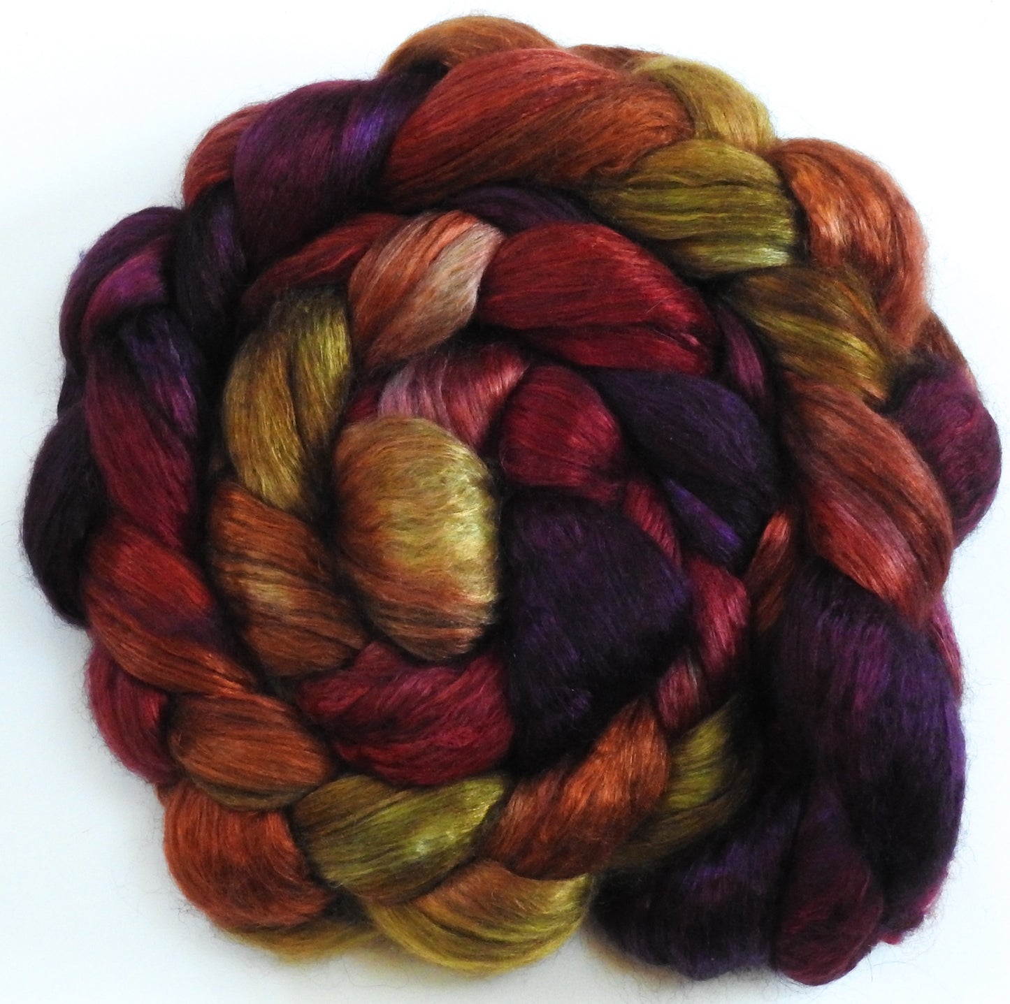 Gathering Leaves - YAK / mulberry silk ( 50/50)