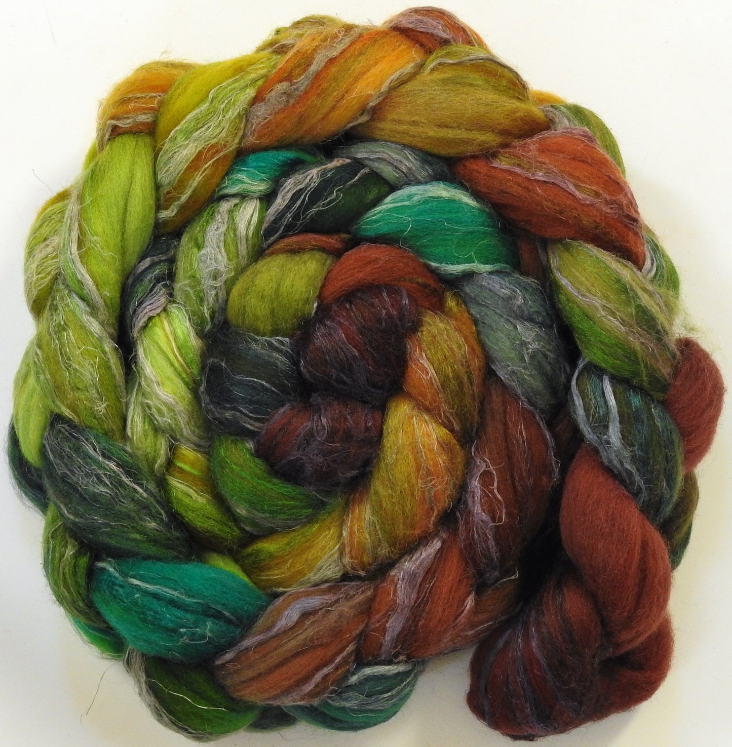 Douglas Fir (5.6 oz) - Merino/ Tussah Silk/ Natural Flax (50/25/25)