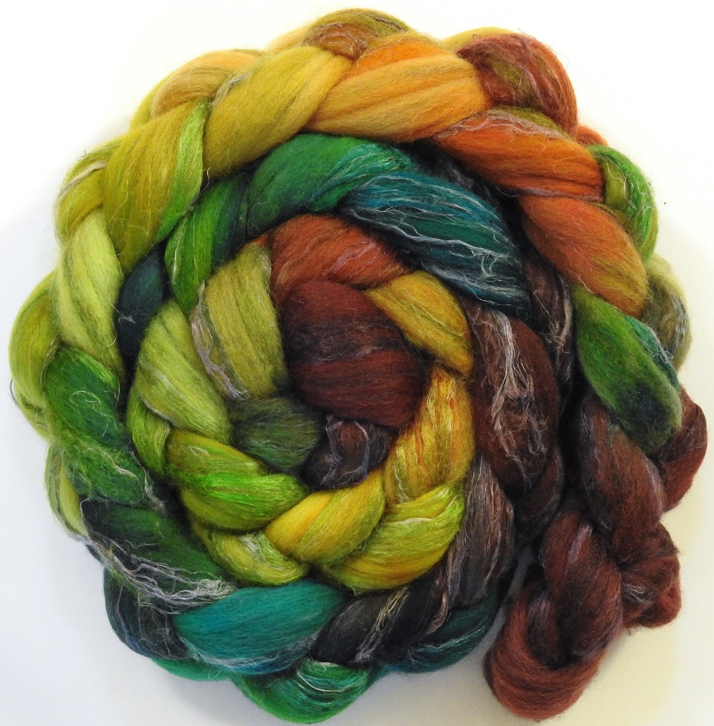 Douglas Fir (5.6 oz) - Merino/ Tussah Silk/ Natural Flax (50/25/25)