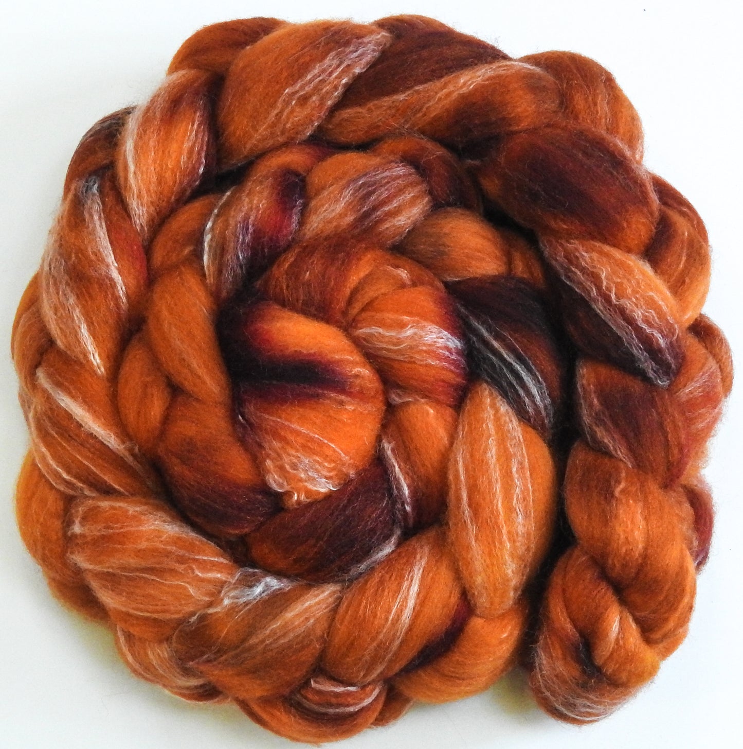 Foxy - Glazed Solid (6.1 oz) - Targhee/silk/ bamboo (80/10/10)
