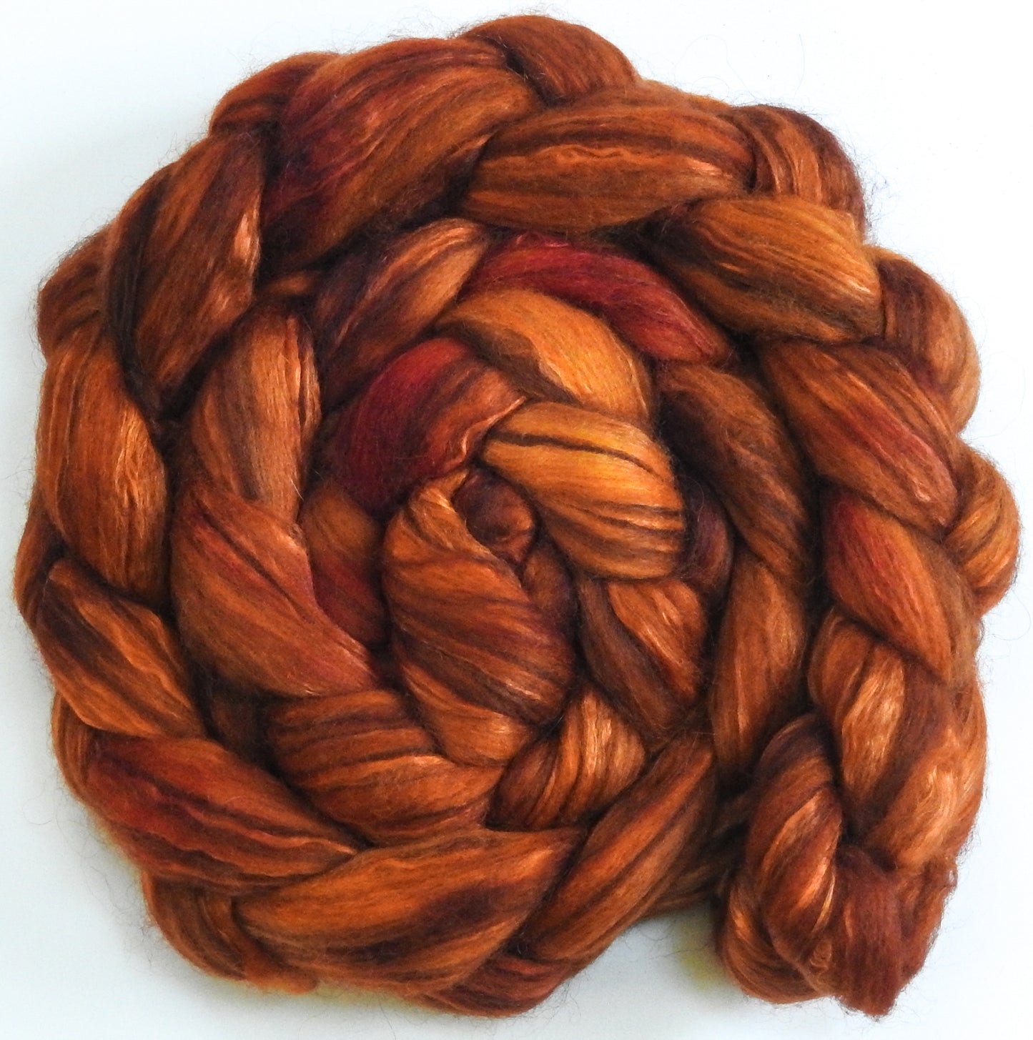 Foxy - Glazed Solid (5.2 oz)- 18.5 mic merino/ camel/ brown alpaca/ mulberry silk/ (40/20/20/20)