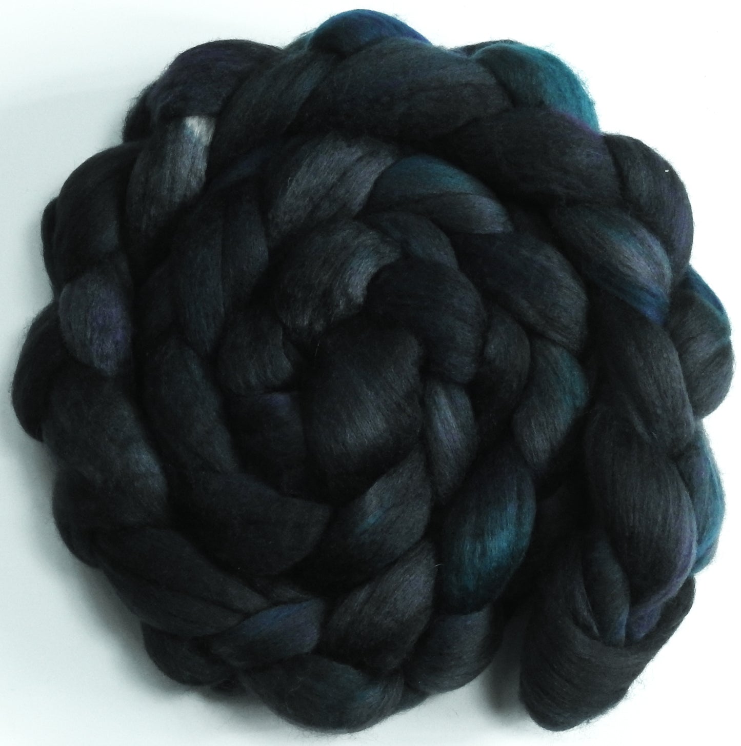 The Raven -Glazed Solid (4.4 oz)- Lt. Silver Haunui / Mulberry Silk (75/25) 23.6 mic.