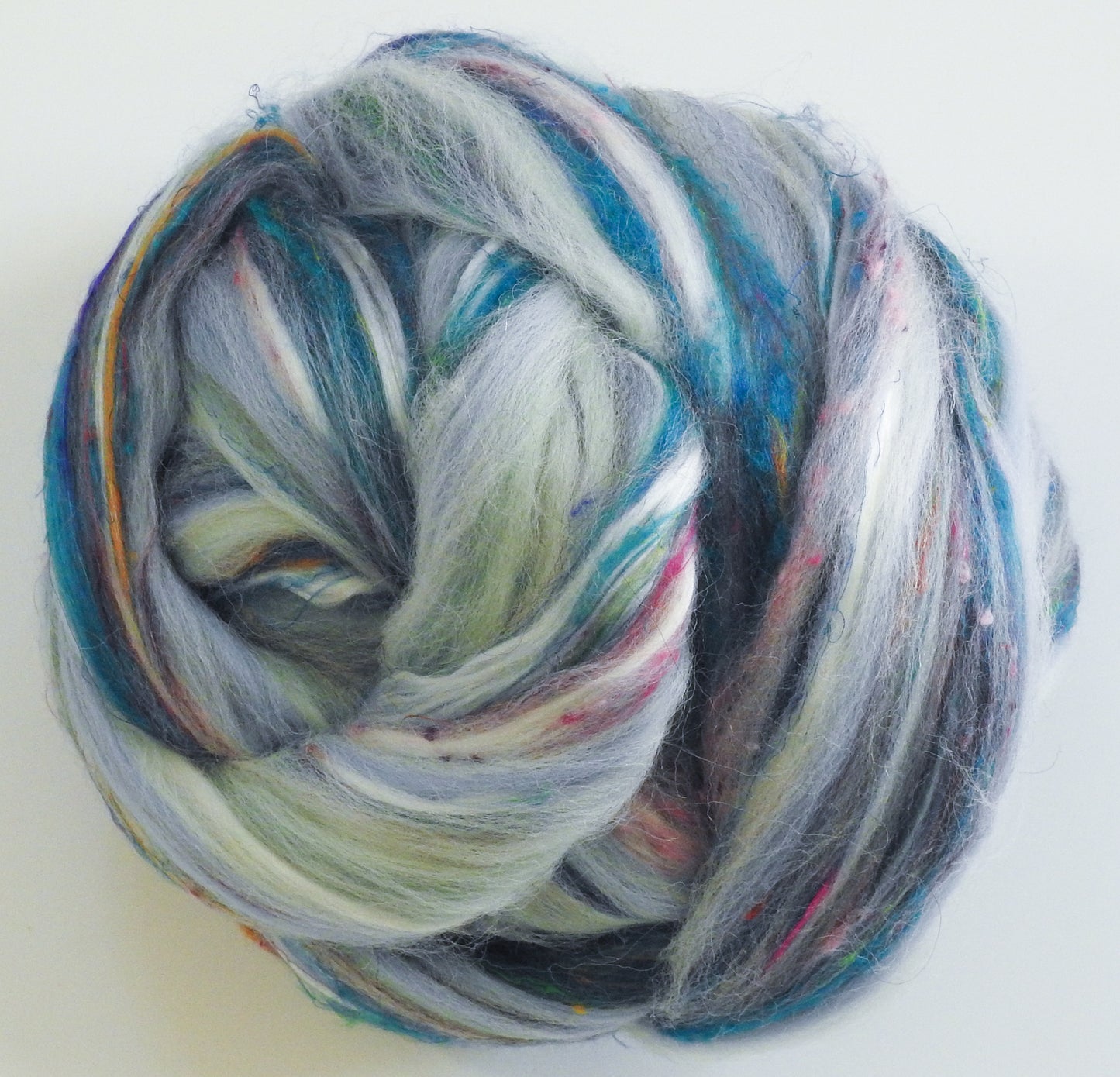 Grey Havens - Merino/Shetland/Sari and Mulberry silks/Tweed Blend (40/25/25/10)