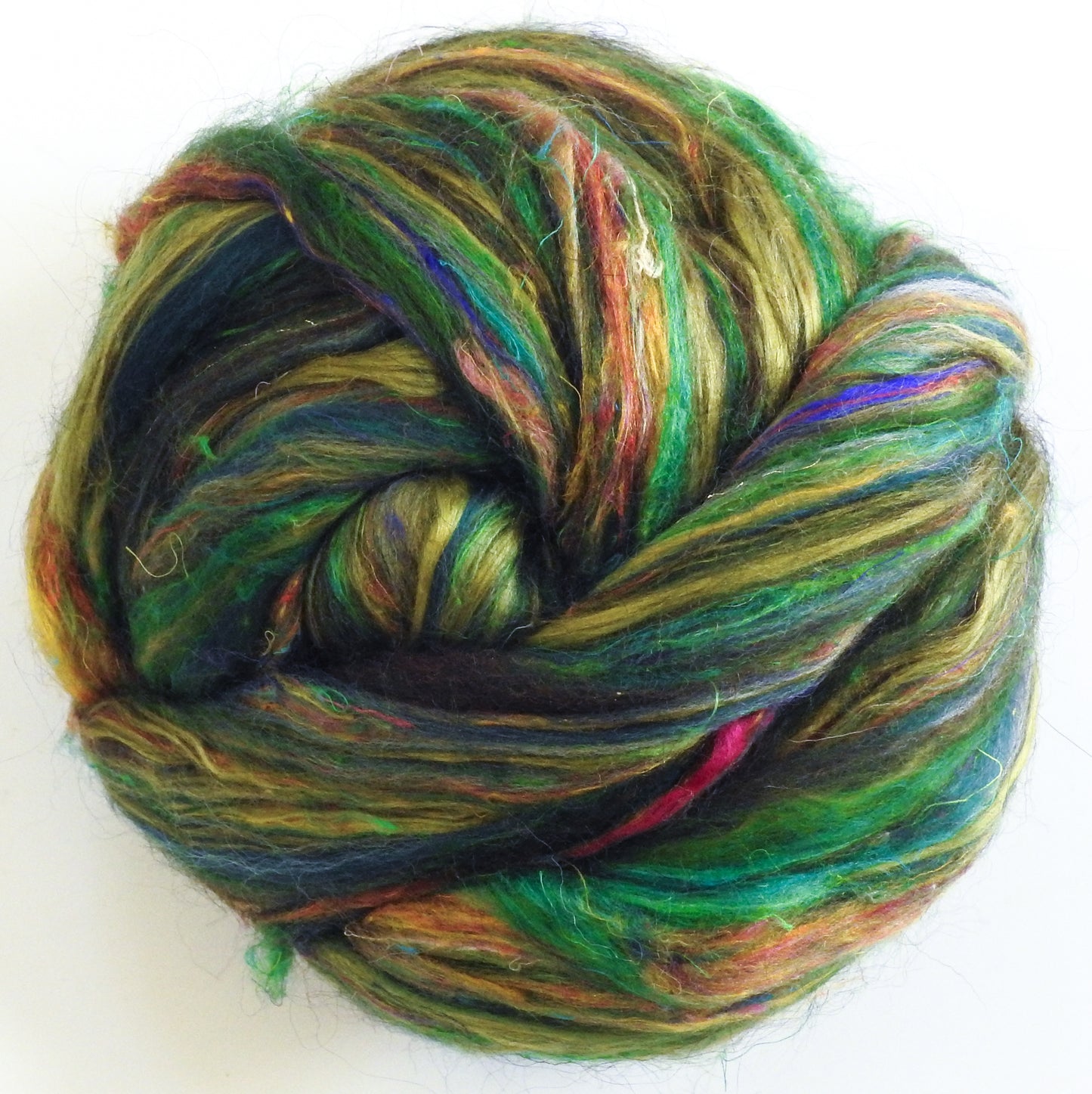 The Party Tree - Merino/Sari and Mulberry silks/Baby Black Alpaca (50/35/15)