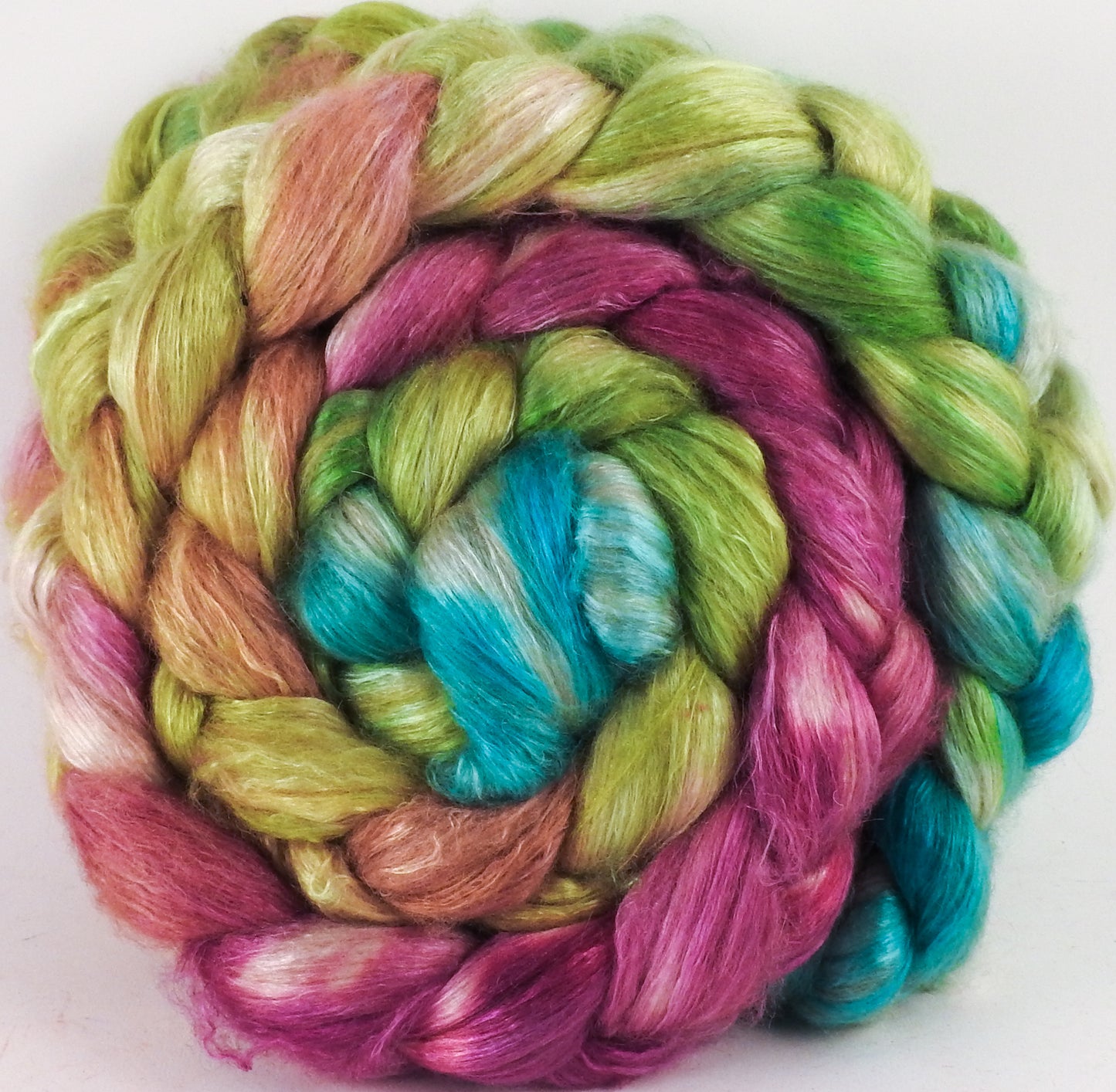 Baby camel/ tussah silk top ( 50/50) - Luna Moth - Inglenook Fibers