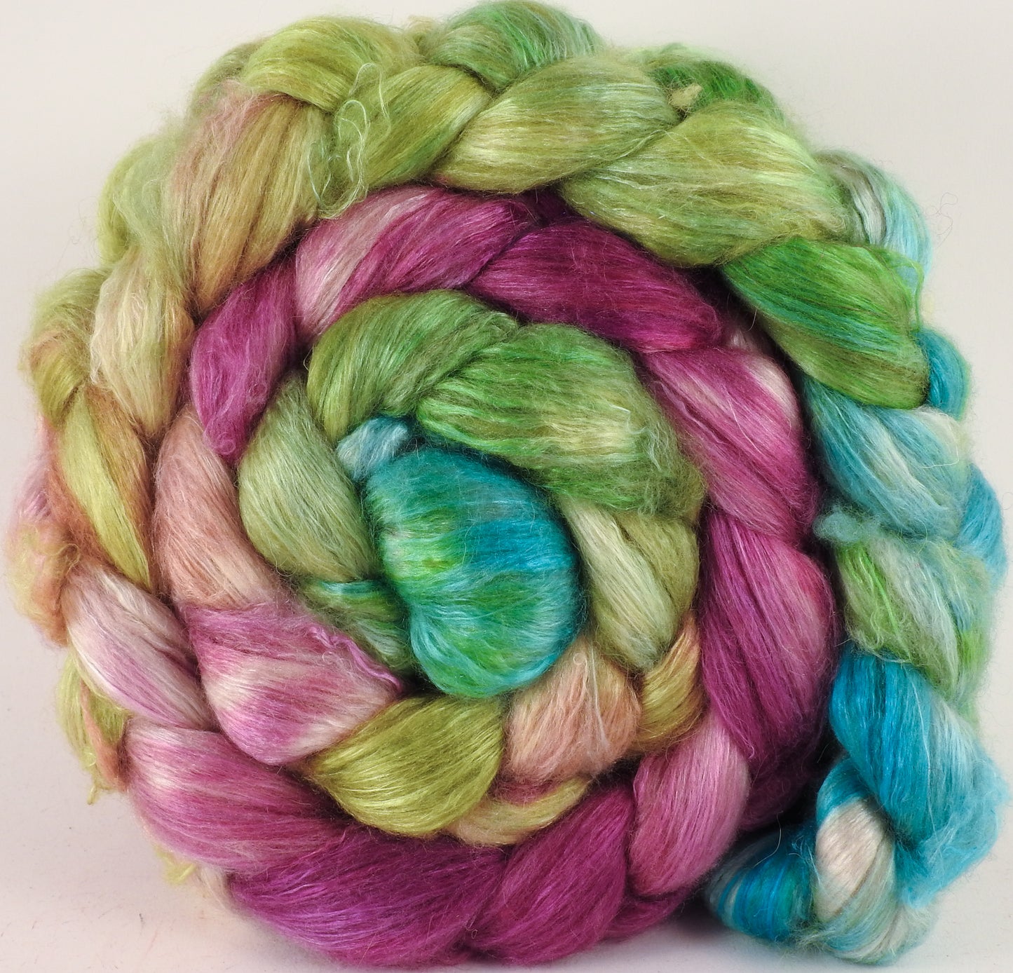 Baby camel/ tussah silk top ( 50/50) - Luna Moth - Inglenook Fibers